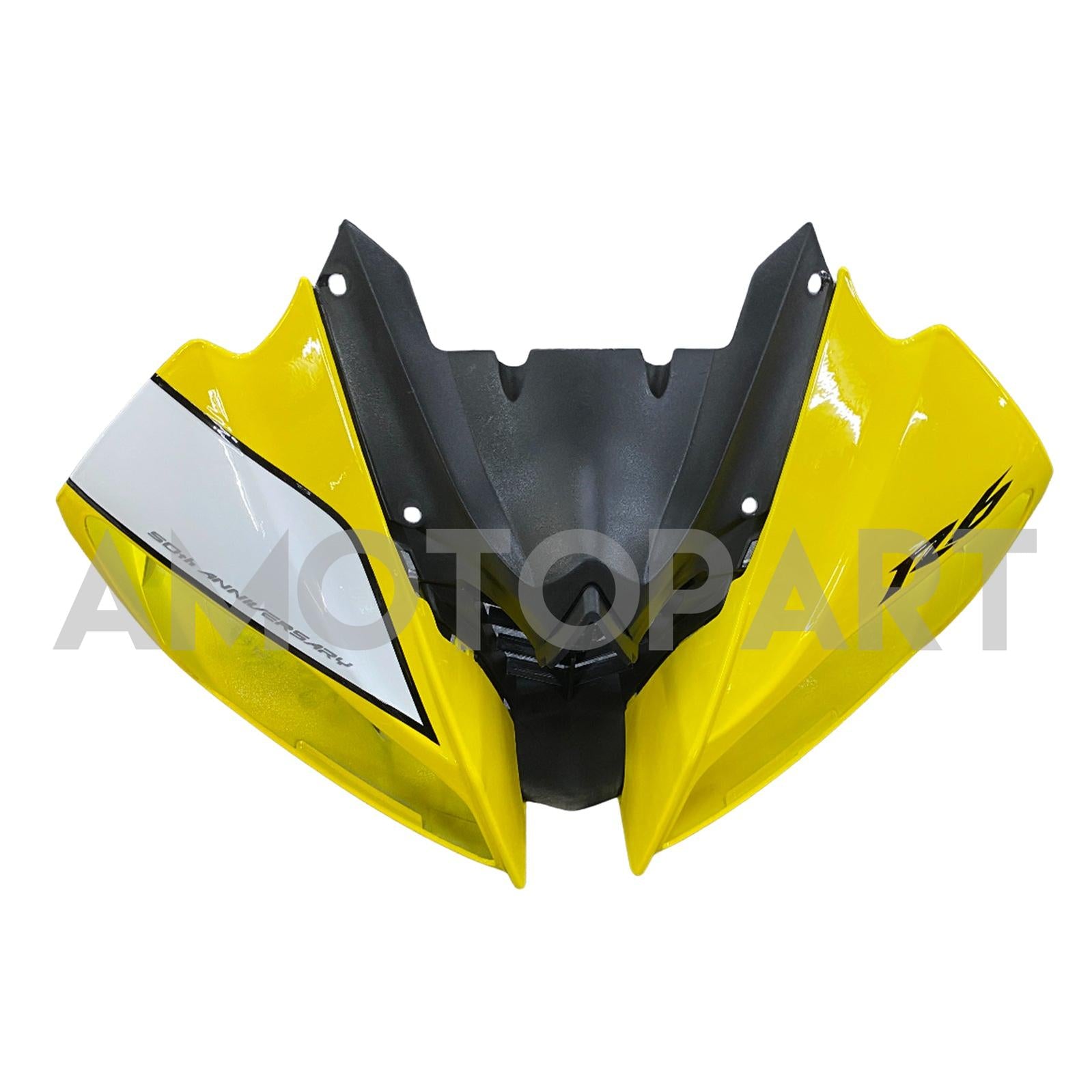 Amotopart Yamaha 2008-2016 YZF 600 R6 Yellow Black Fairing Kit