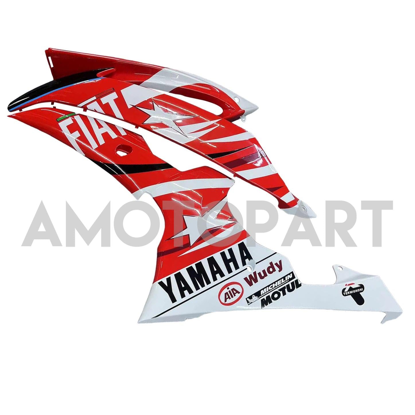 Amotopart Yamaha 2008-2016 YZF 600 R6 Red Fairing Kit