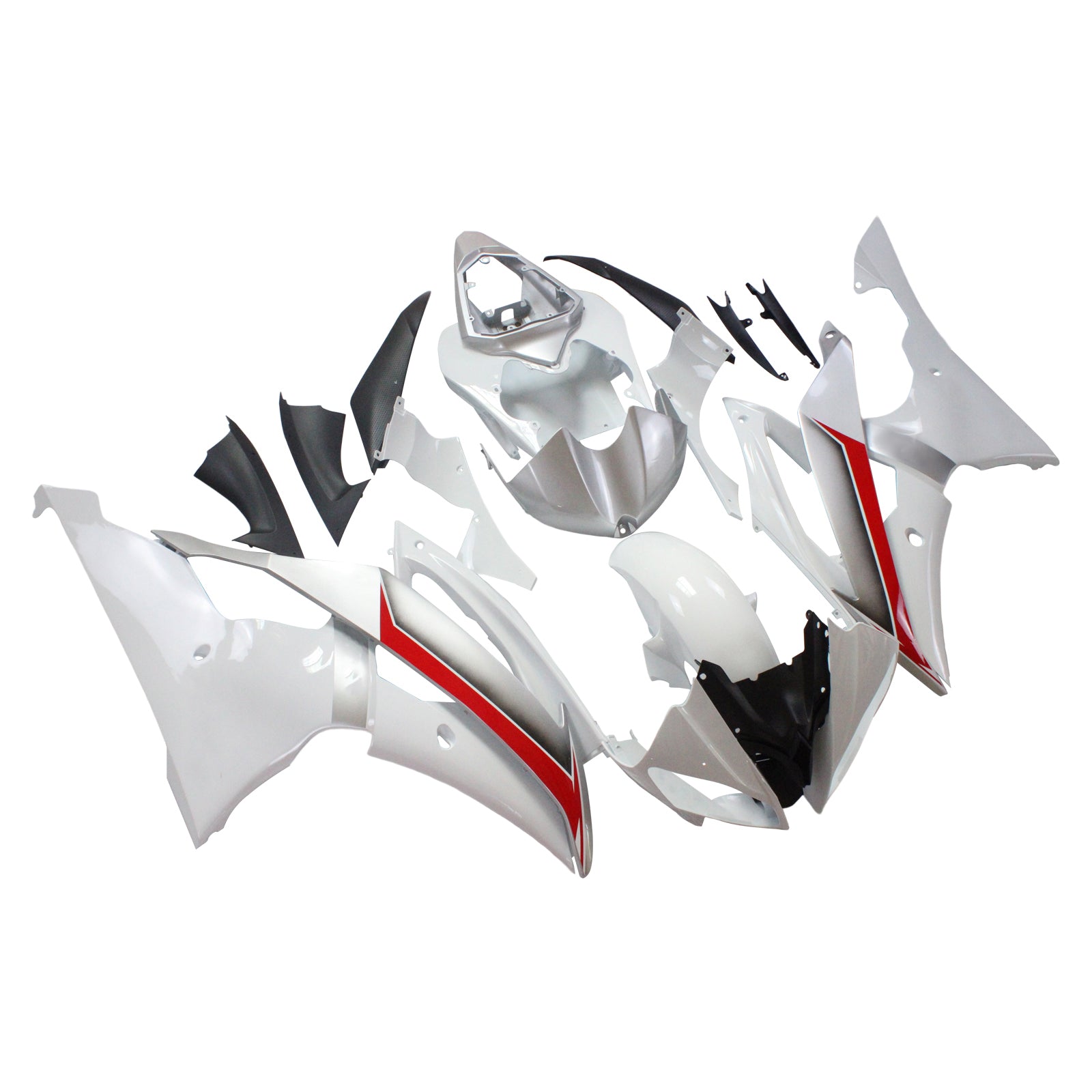 Injeksjon Fairing Kit Bodywork Plast Abs Fit for Yamaha YZF 600 R6 2008-2016