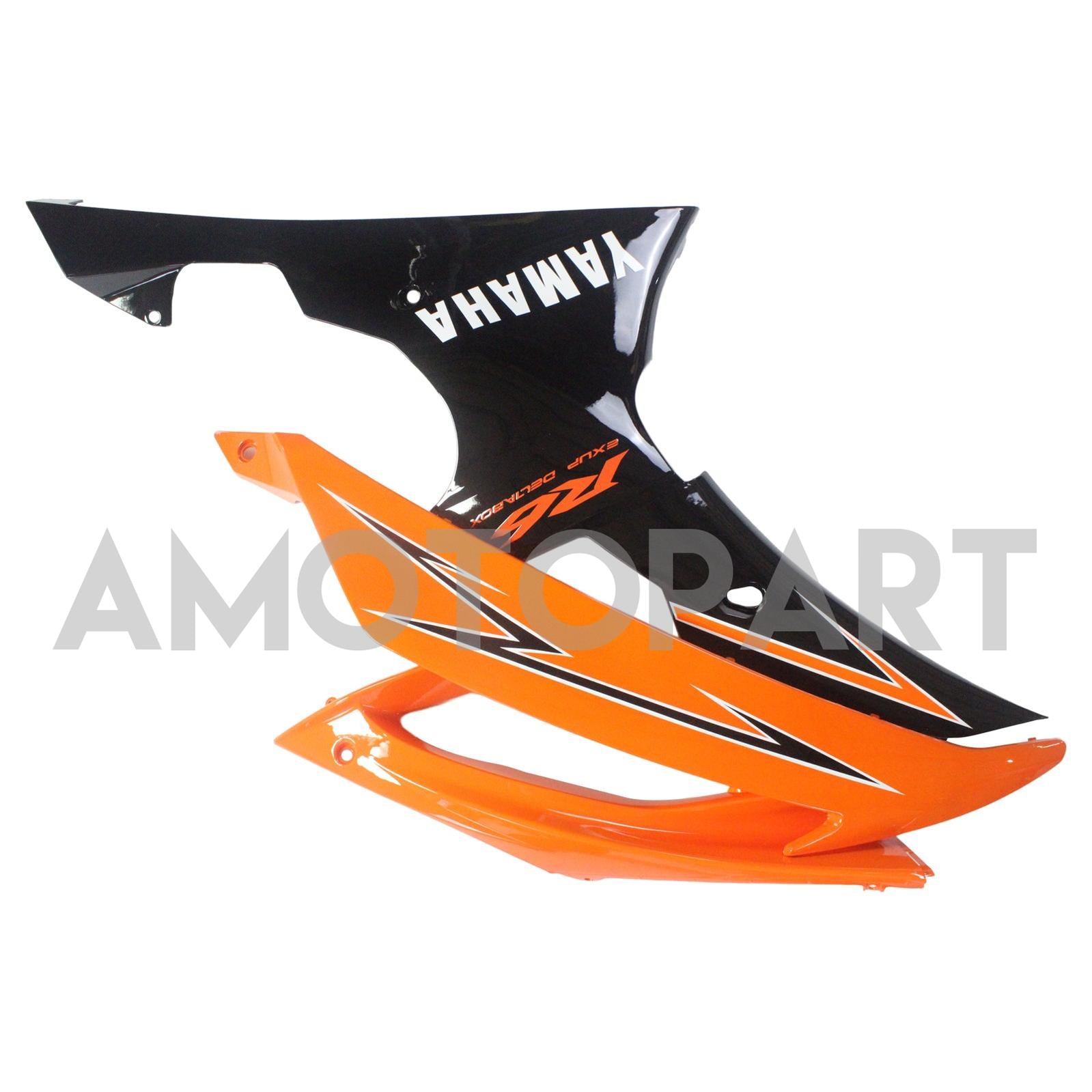 Amotopart Yamaha 2008-2016 YZF 600 R6 Orange Black Fairing Kit