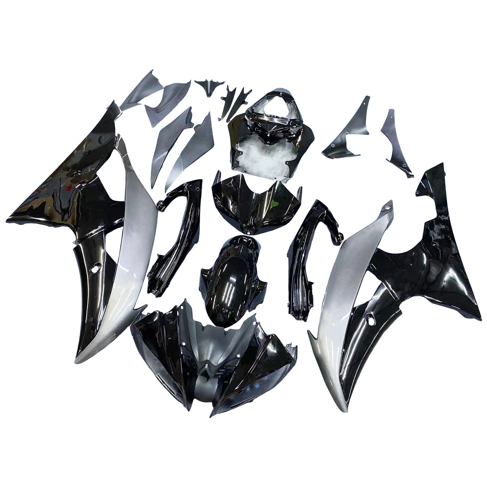射出フェアリングキットボディワークプラスチック ABS ヤマハ YZF 600 R6 2008-2016 に適合