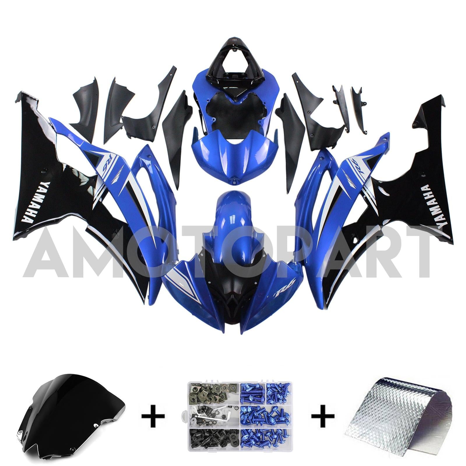 Amotopart Yamaha 2008-2016 YZF 600 R6 Abzugskit