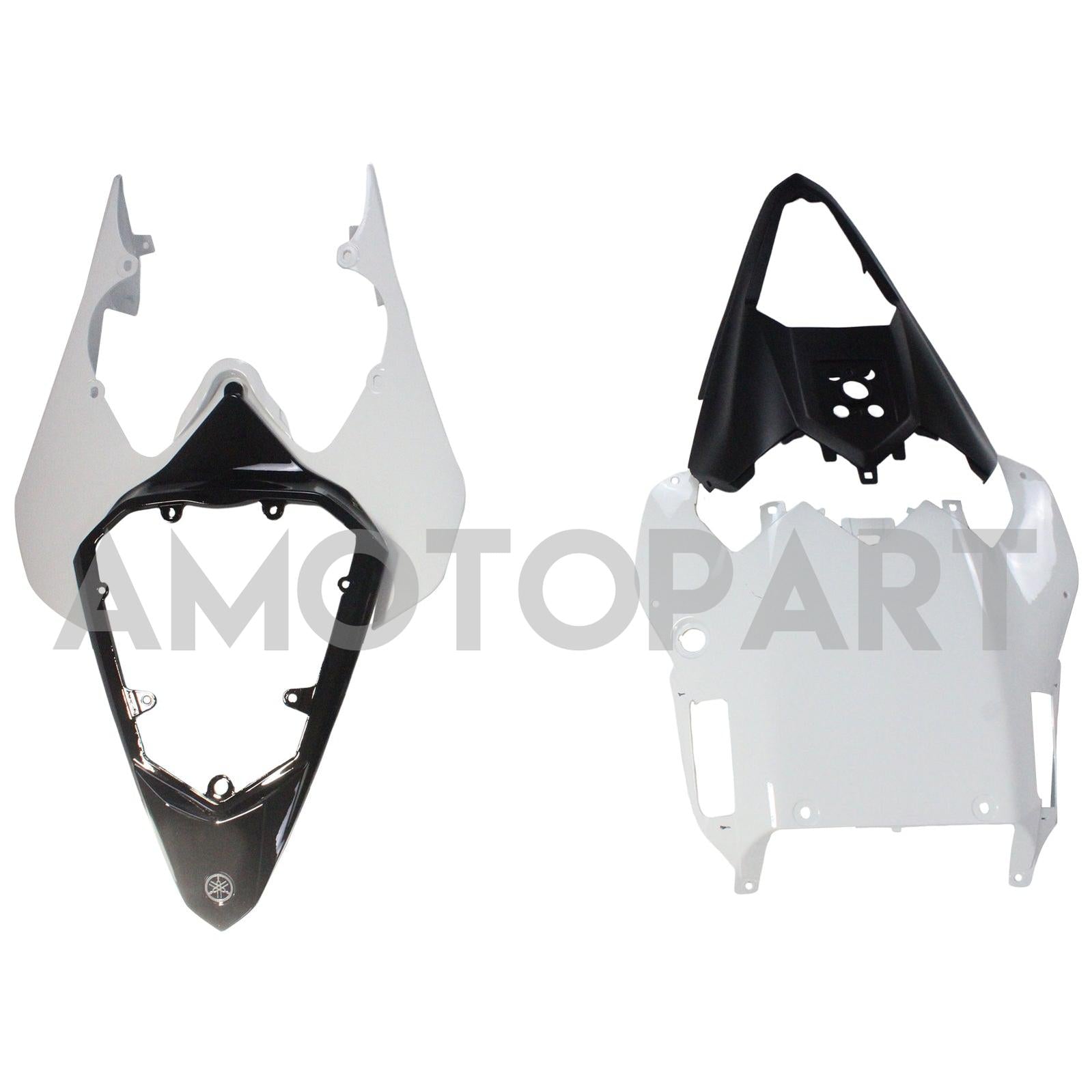 Amotopart 2008-2016 Yamaha YZF 600 R6 Red White Fairing Zestaw