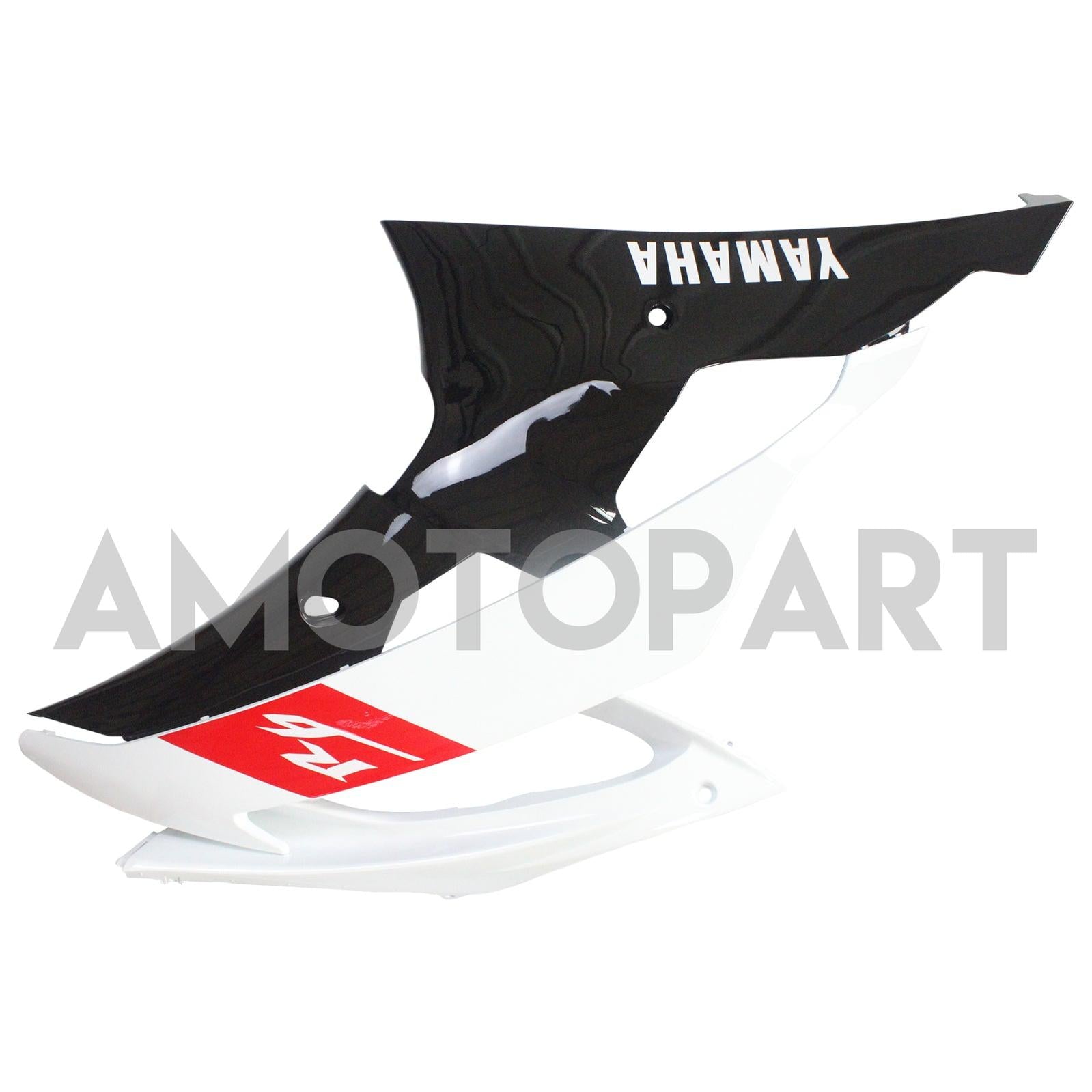 Amotopart 2008-2016 Yamaha YZF 600 R6 Red White Fairing Zestaw
