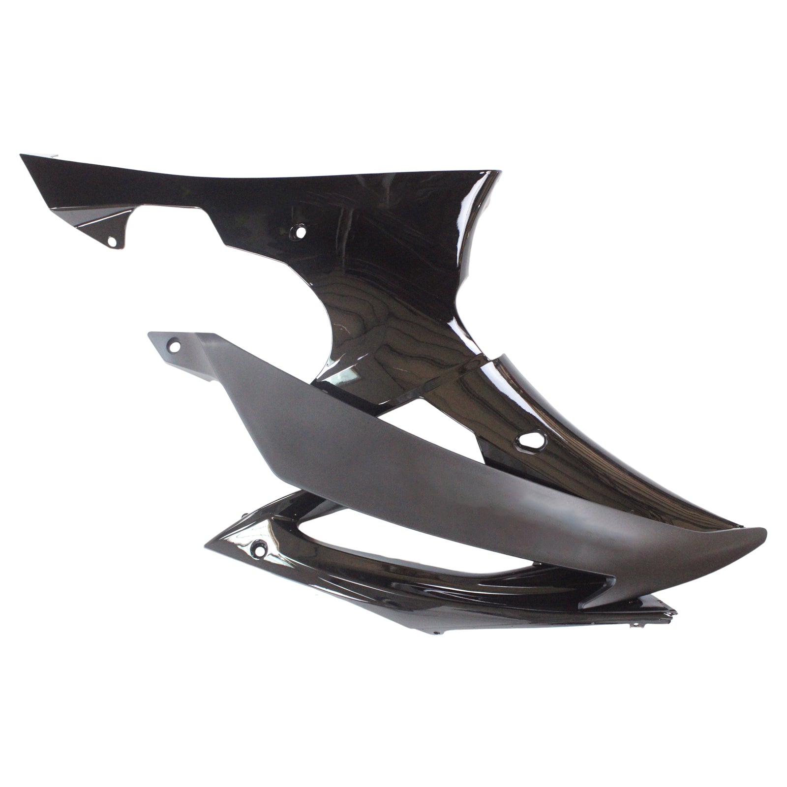 Amotopart Yamaha 2008-2016 YZF 600 R6 All Black Fairing Kit