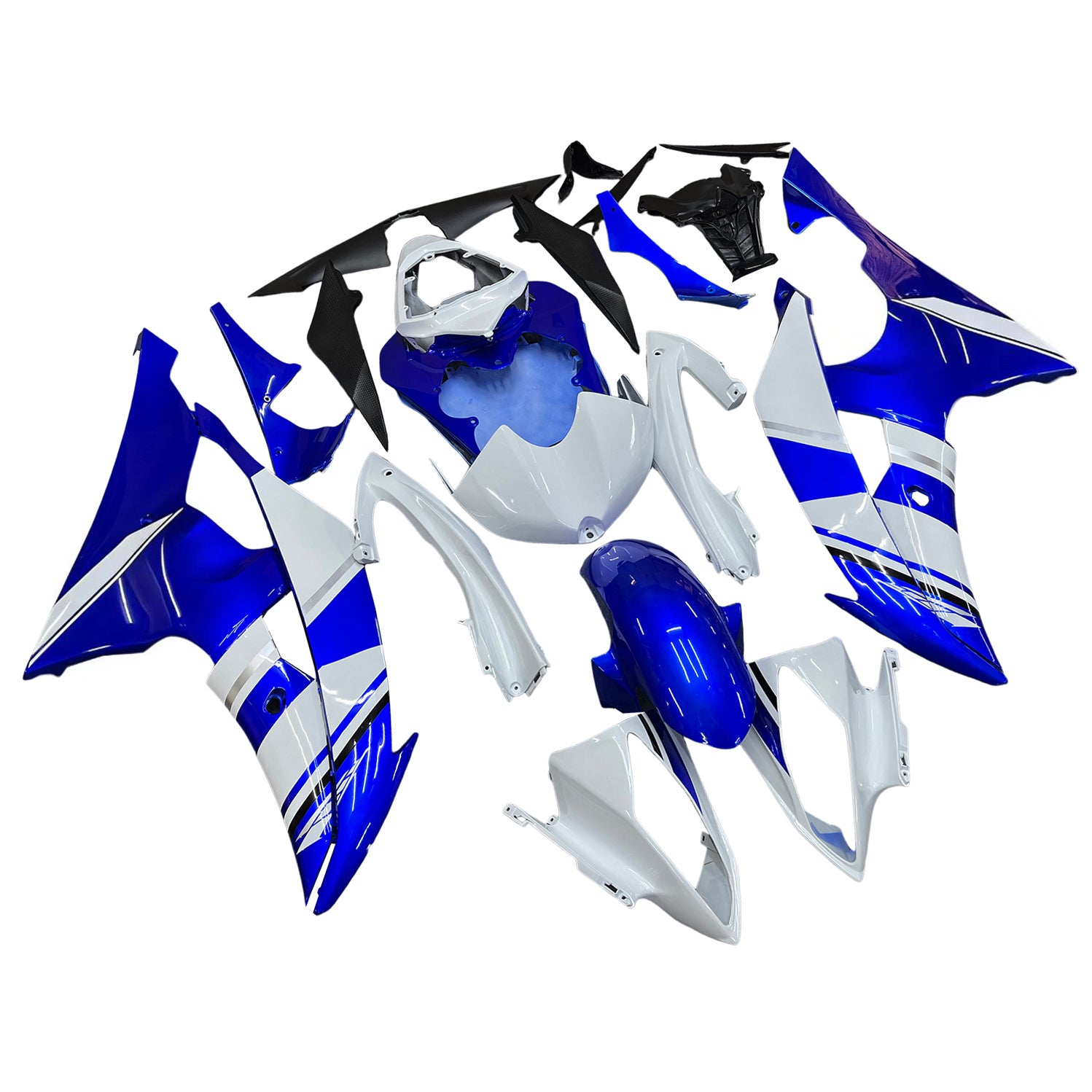Einspritzverkleidungssatz Karosserie Kunststoff ABS passend für Yamaha YZF 600 R6 2008-2016