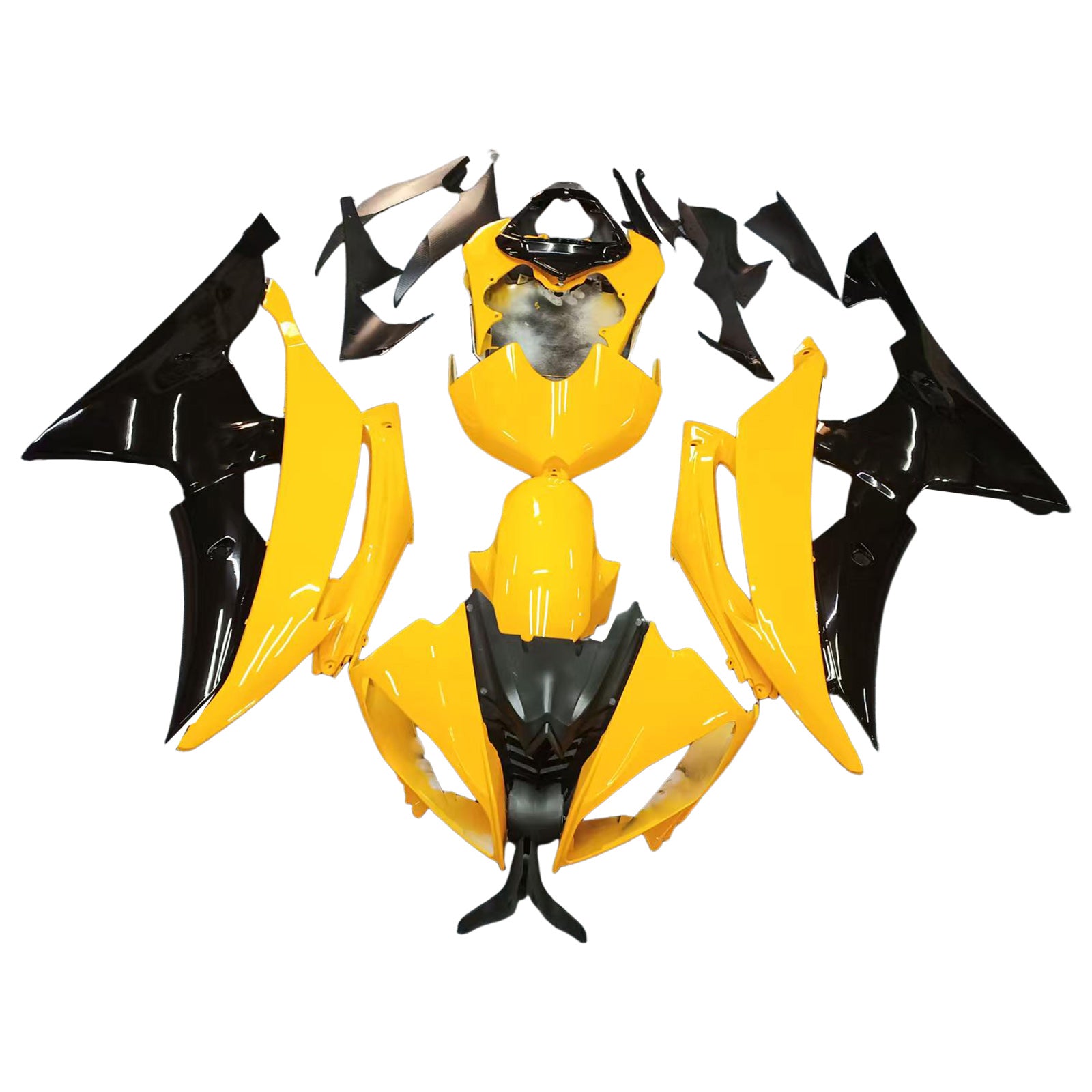 Wtryskowe Zestaw owiewki nadwozia Plastikowe ABS ABS do Yamaha YZF 600 R6 2008-2016