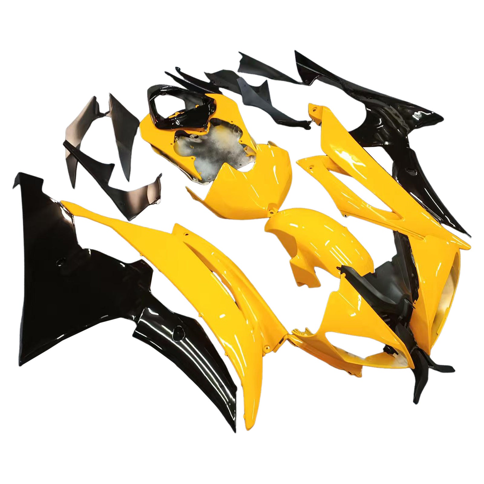 Wtryskowe Zestaw owiewki nadwozia Plastikowe ABS ABS do Yamaha YZF 600 R6 2008-2016