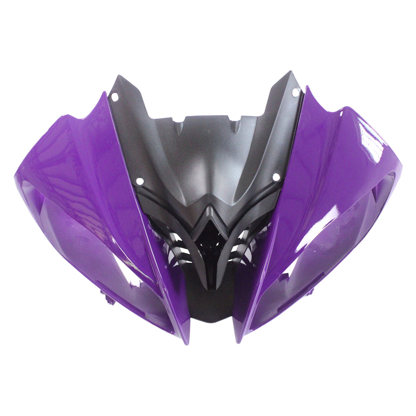 Amotopart 2008-2016 YZF 600 R6 ヤマハ パープル&ブラック フェアリングキット