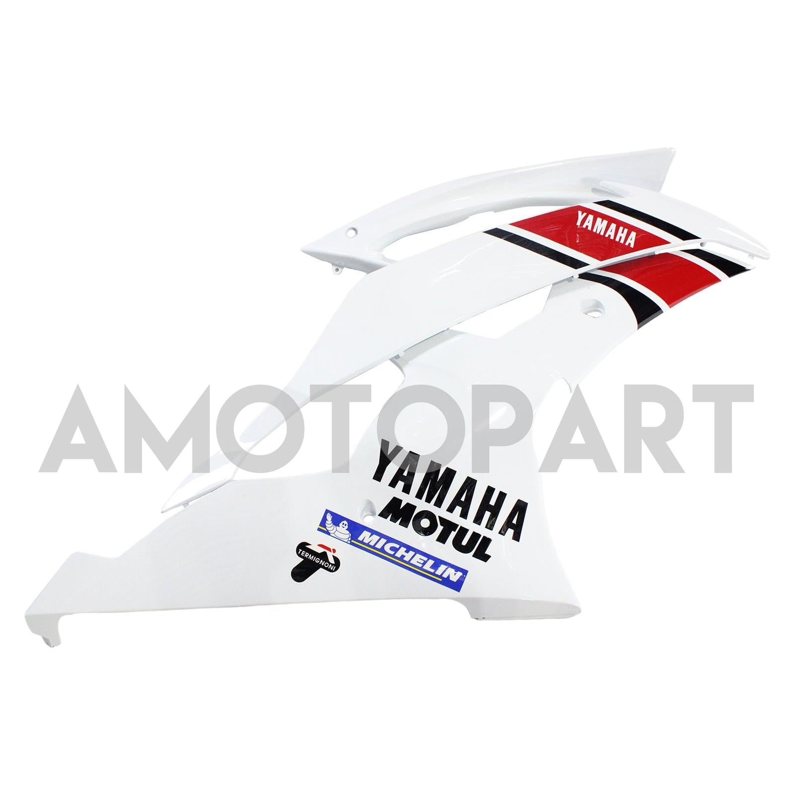 Amotopart Yamaha 2008-2016 YZF 600 R6 White Red Fearing Kit