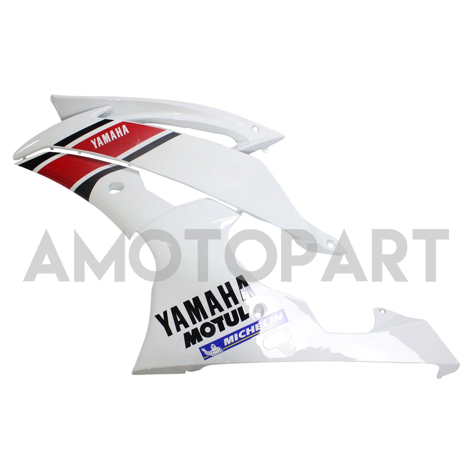 Amotopart Yamaha 2008-2016 YZF 600 R6 White Red Fearing Kit