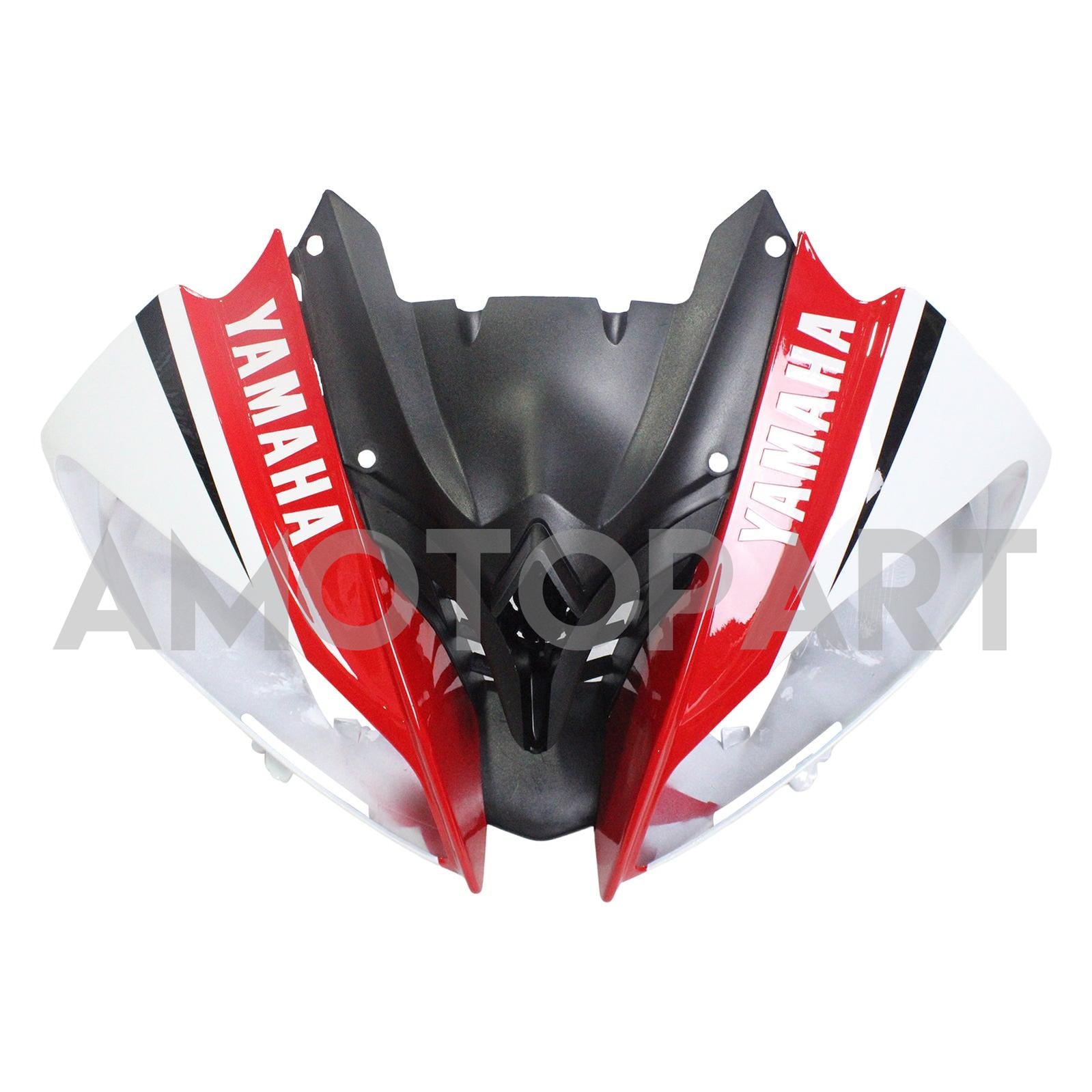 Amotopart Yamaha 2008-2016 YZF 600 R6 White Red Fearing Kit