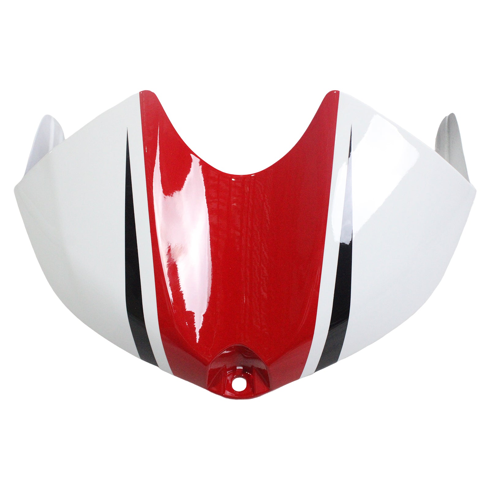 Amotopart Verkleidungsset für Yamaha 2008–2016 YZF 600 R6, Weiß, Rot