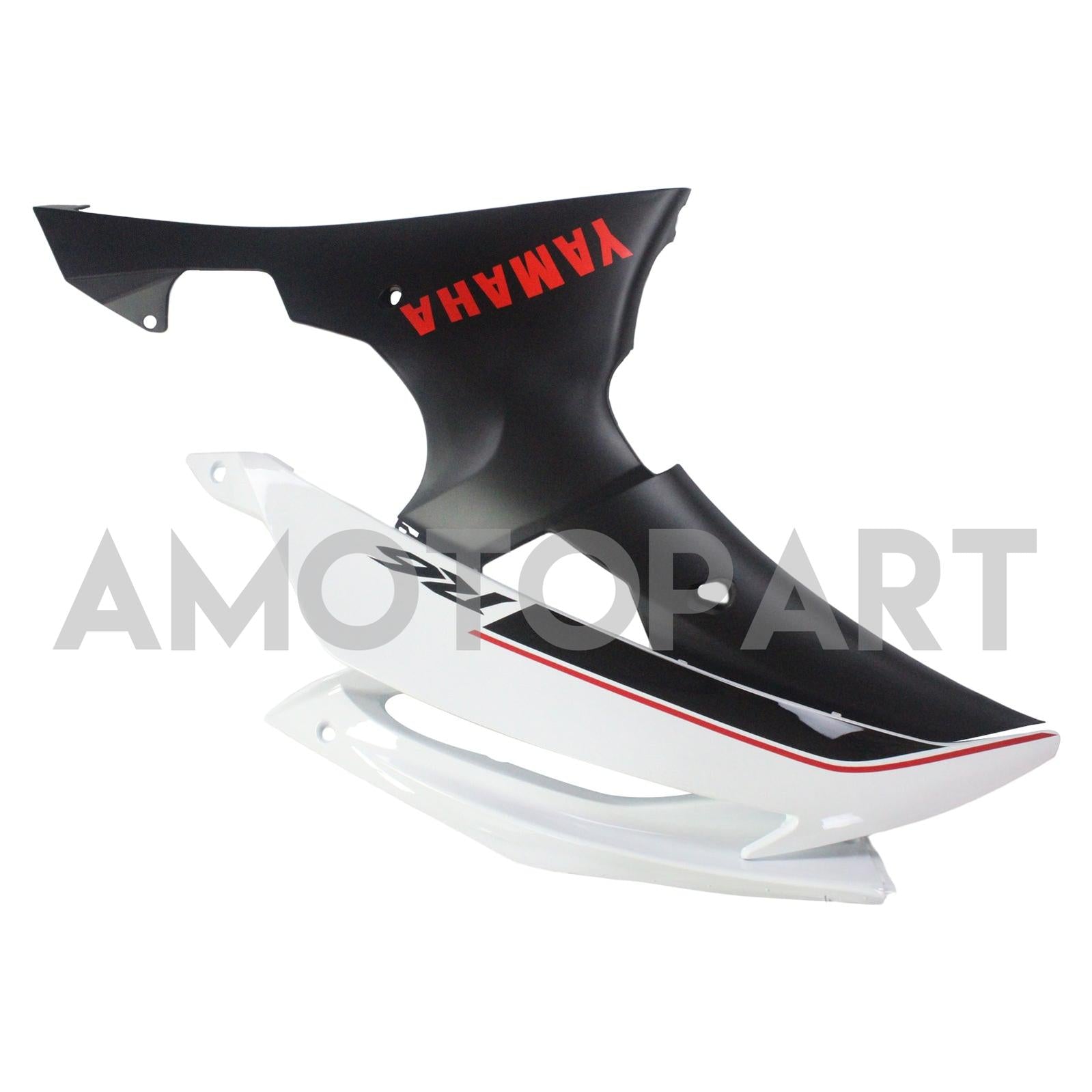 Amotopart 2008-2016 Yamaha YZF 600 R6 Black & White Fairing Kit