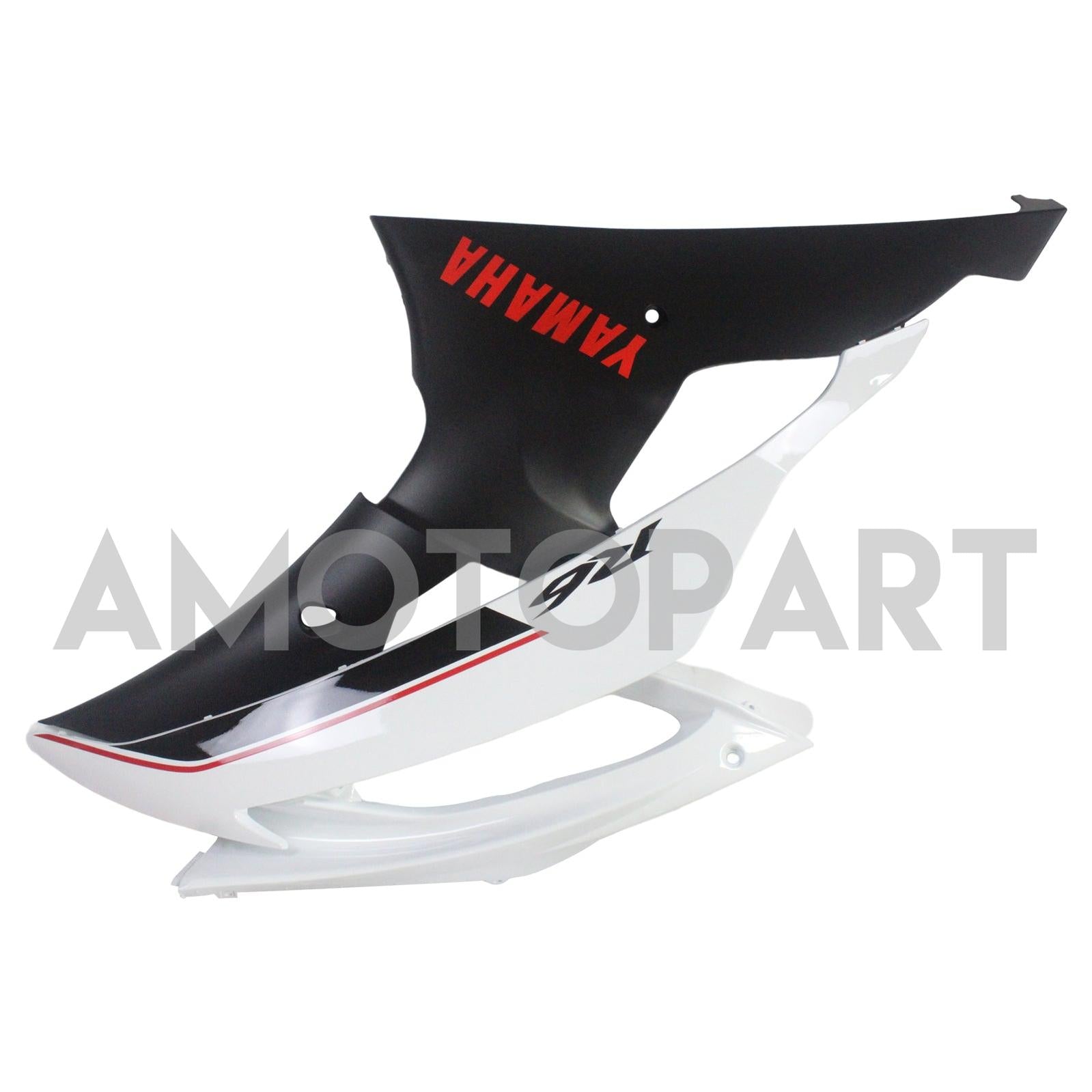 Amotopart 2008-2016 Yamaha YZF 600 R6 Black & White Fairing Kit