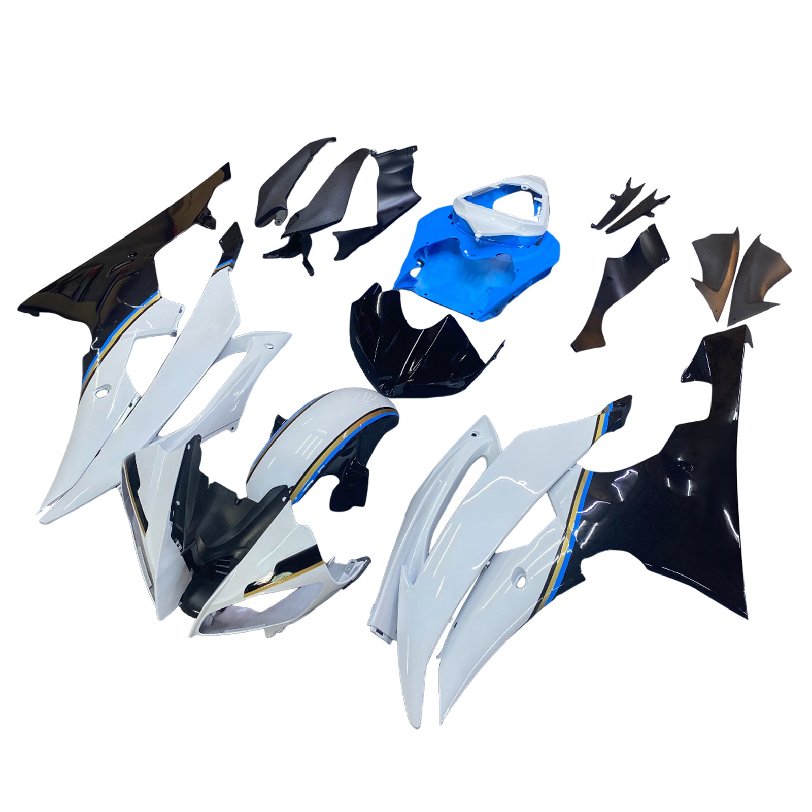 Injection Fairing Kit Bodywork Plastic ABS fit For Yamaha YZF 600 R6 2008-2016