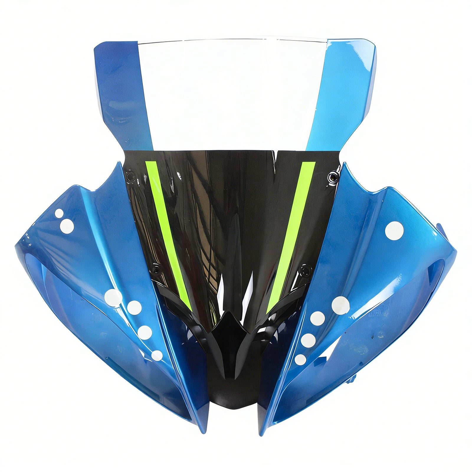 Amotopart 2008-2016 YZF 600 R6 Yamaha Blue&Green Fairing Kit