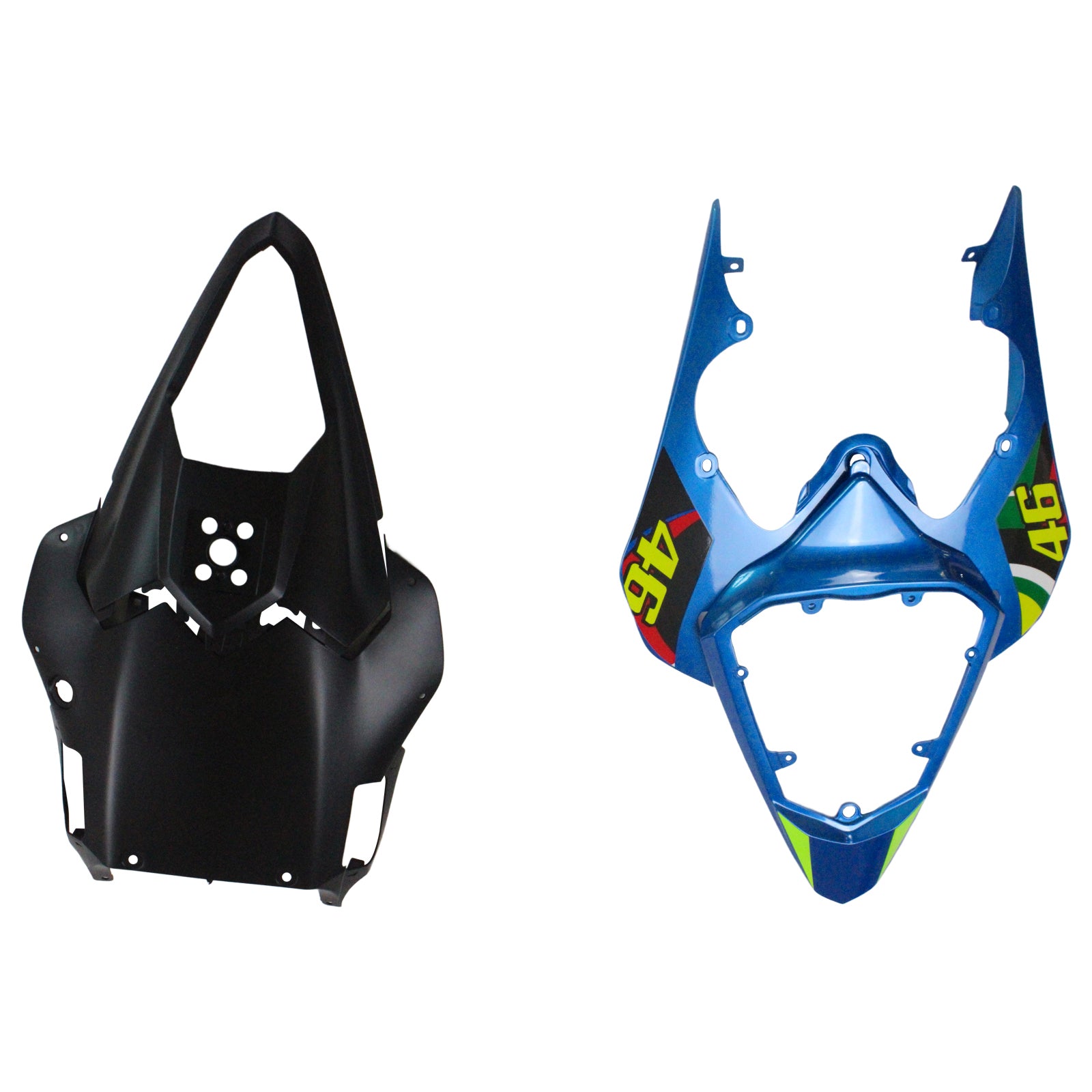 Amotopart 2008-2016 YZF 600 R6 Yamaha Blue&Green Fairing Kit