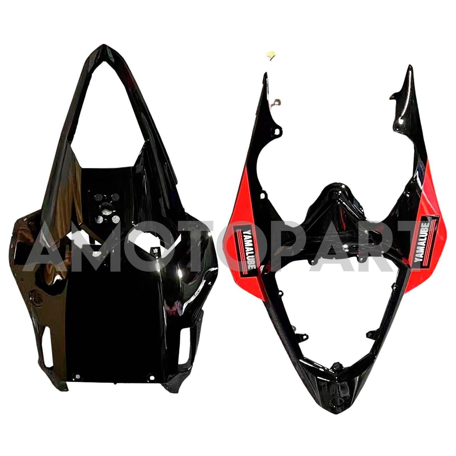 Amotopart Yamaha 2008-2016 YZF 600 R6 Black Red Fairing Kit