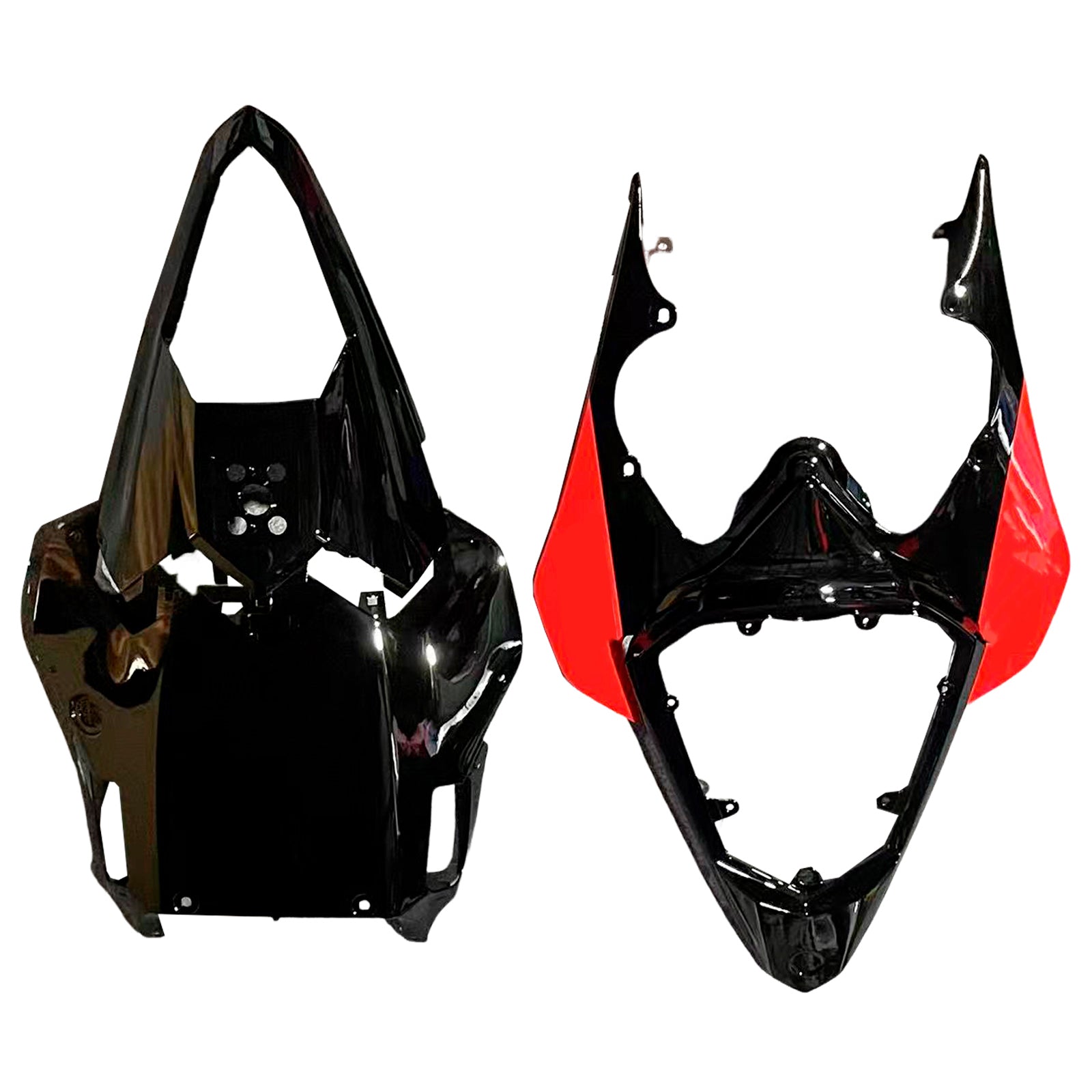 Amotopart Yamaha 2008-2016 YZF 600 R6 Black Red Fairing Kit