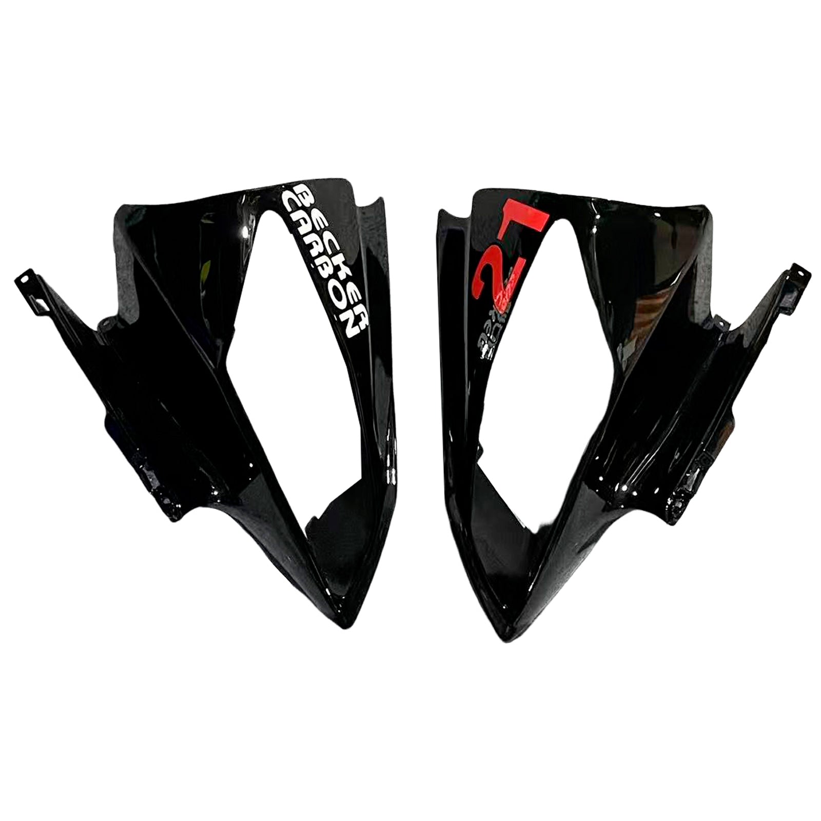 Amotopart Yamaha 2008-2016 YZF 600 R6 Black Red Fairing Kit