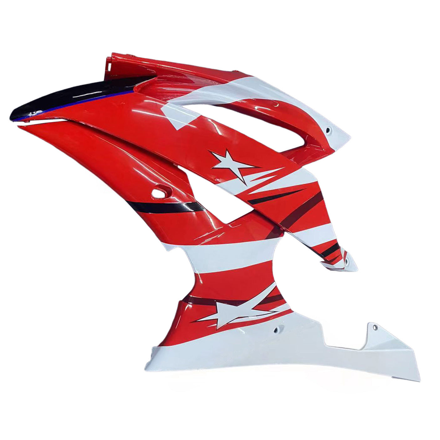 Amotopart Yamaha YZF 600 R6 2008-2016 Red&White Style2 Fairing Kit