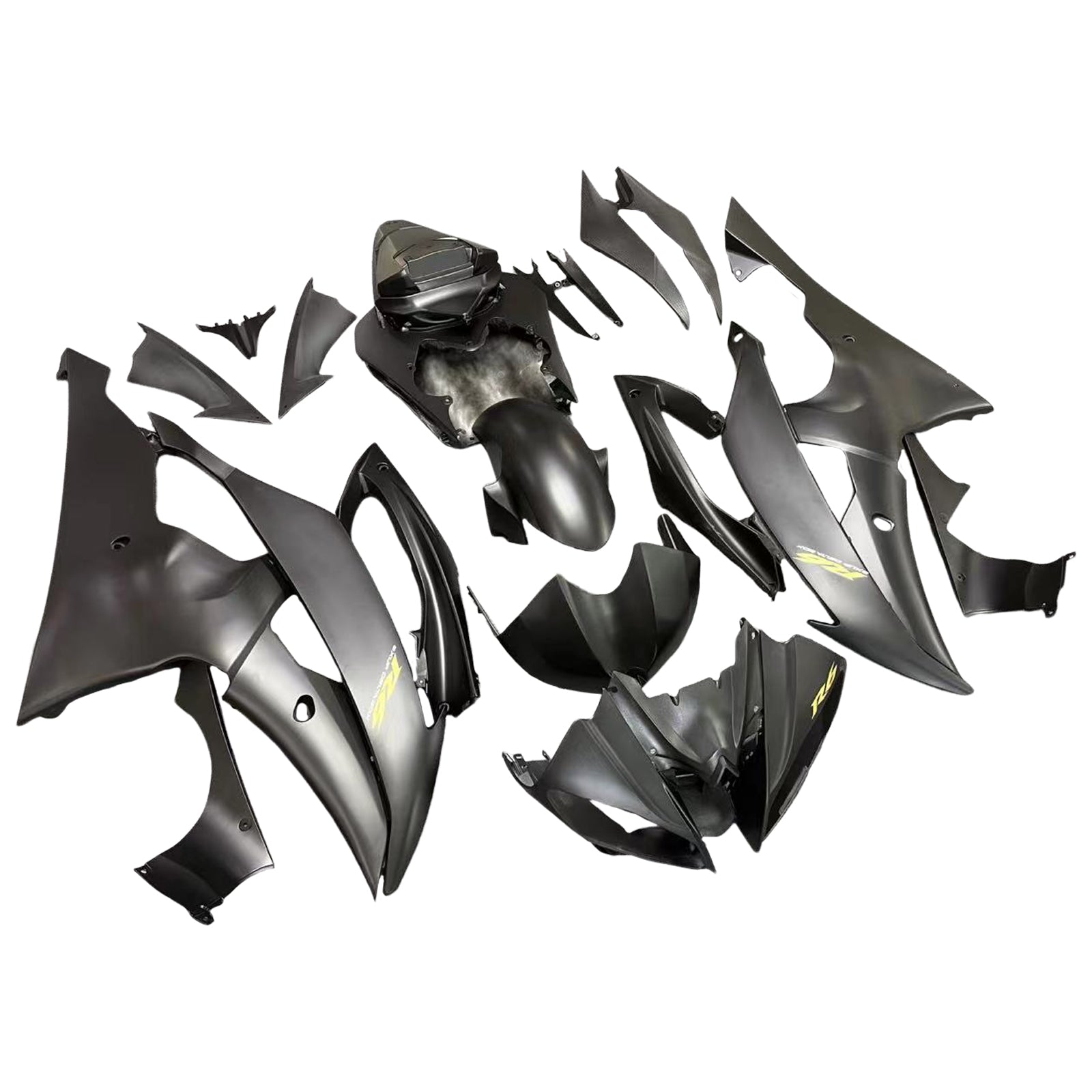 Kit Carenado Amotopart Yamaha YZF 600 R6 2008-2016 Negro