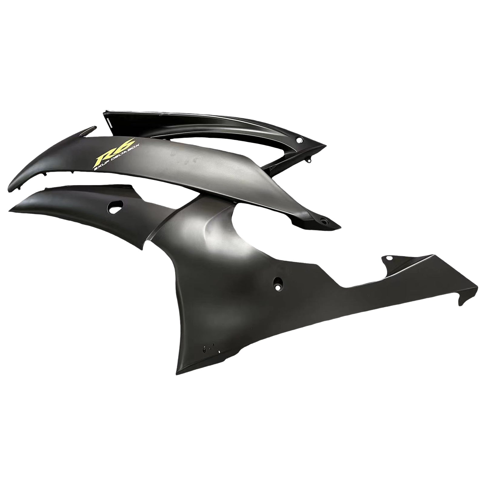 Kit Carenado Amotopart Yamaha YZF 600 R6 2008-2016 Negro