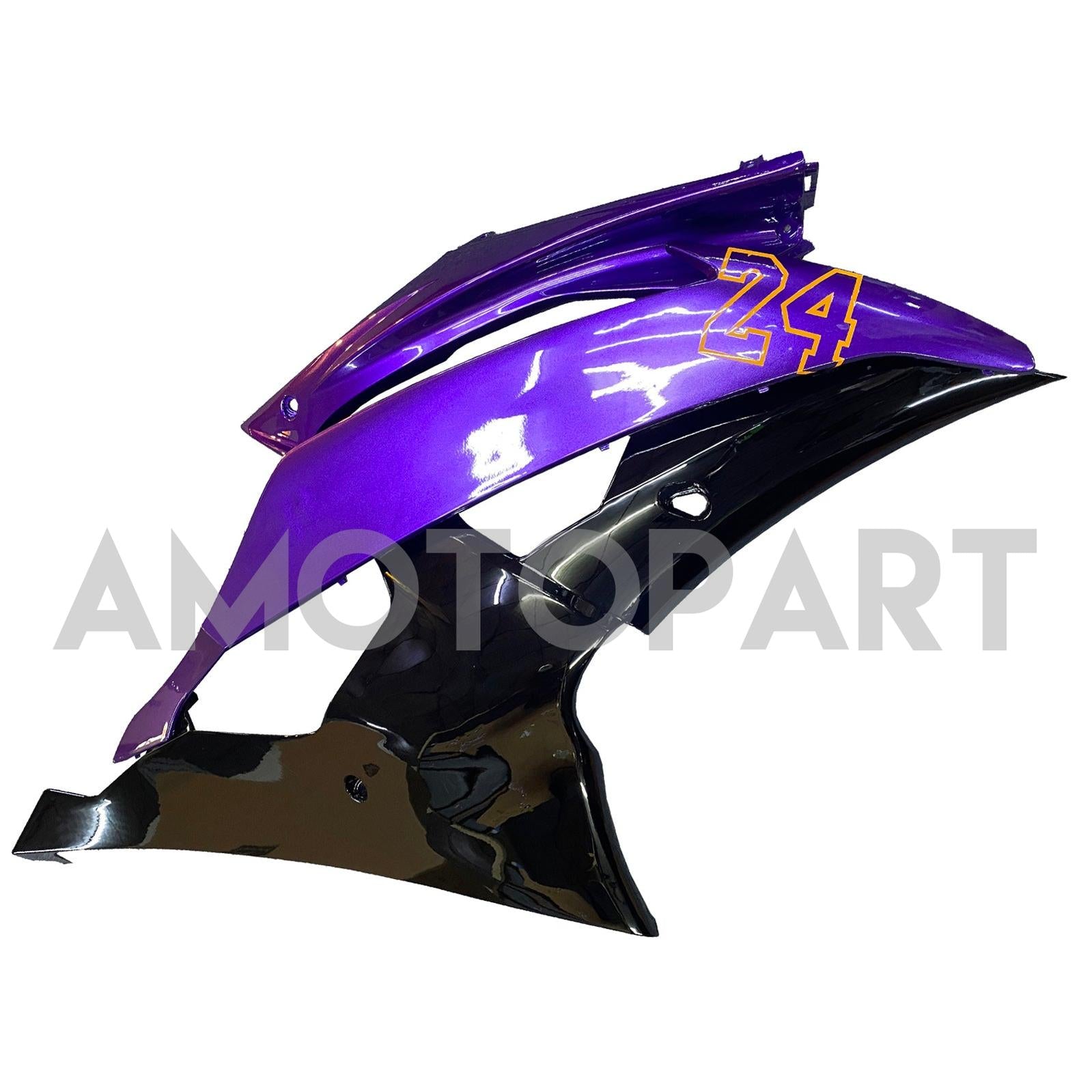 Amotopart ヤマハ YZF 600 R6 2008-2016 パープル&ブラック フェアリングキット