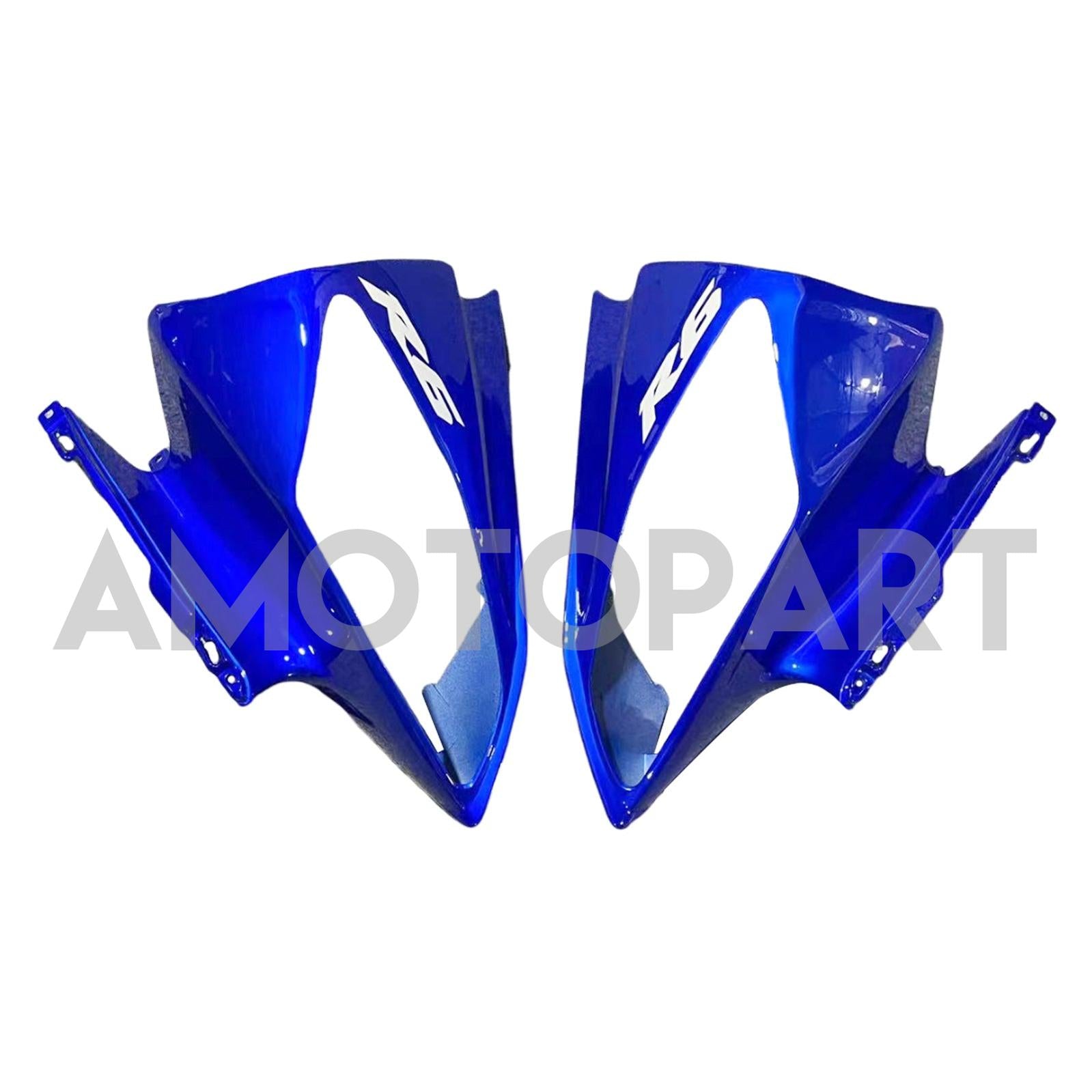 Amotopart Yamaha YZF 600 R6 2008-2016 Blue&White Style3 Fairing Kit