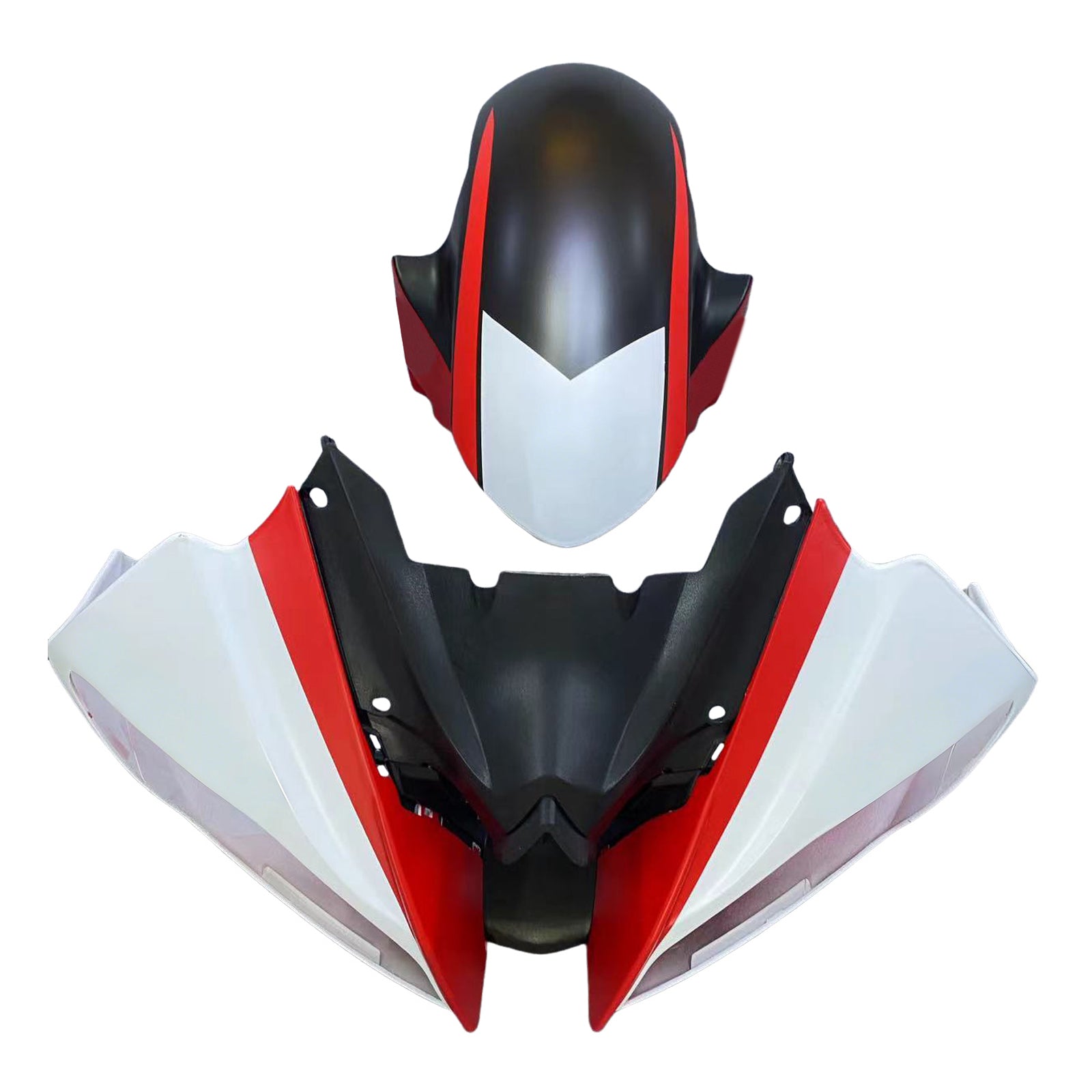 Amotopart Yamaha YZF 600 R6 2008-2016 Red&White Style4 Fairing Kit