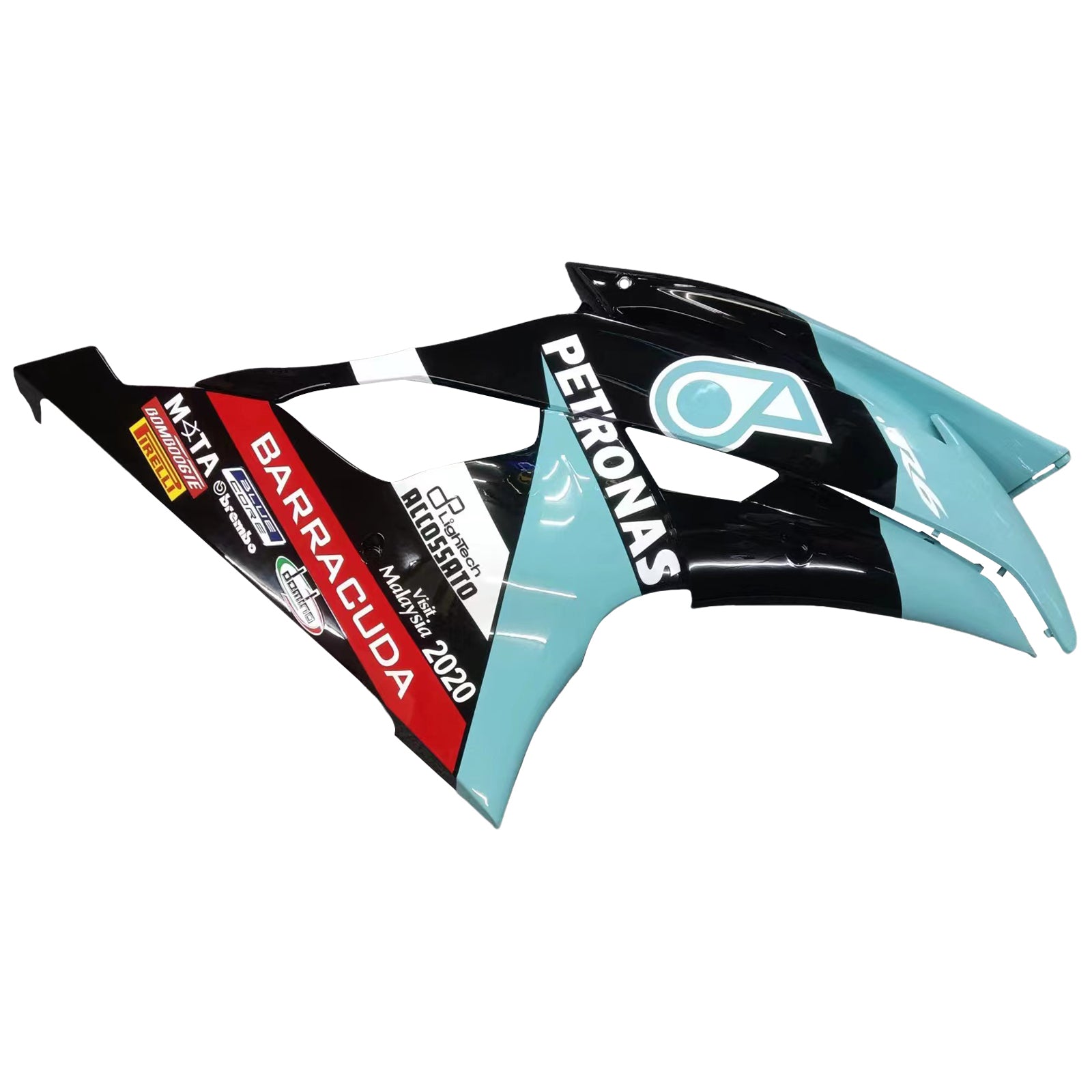 Amotopart Yamaha YZF 600 R6 2008-2016 Blue & Black Patronus Fairing Kit