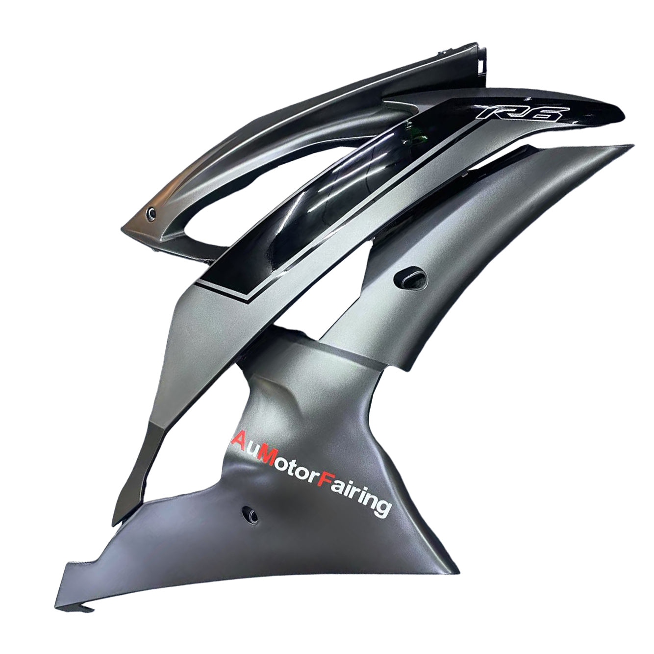 Amotopart Yamaha YZF 600 R6 2008-2016 Matte Gray Fairing Kit