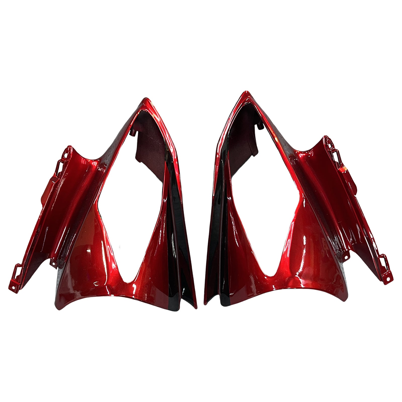 Amotopart 2008-2016 Yamaha YZF 600 R6 Glanzrot&Schwarzes Verkleidungsset