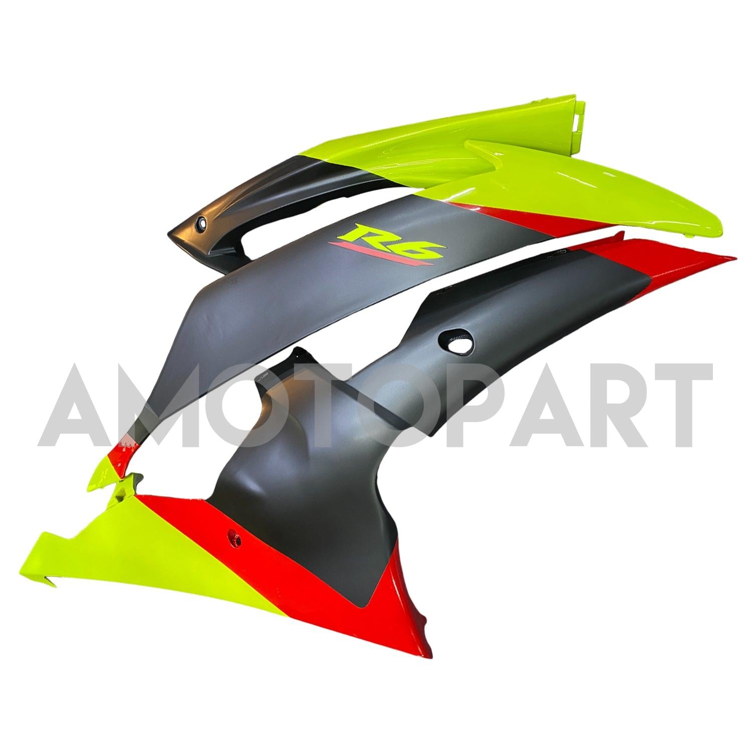 Amotopart 2008-2016 Yamaha YZF 600 R6 Yellow & Black Style4 Failing Kit