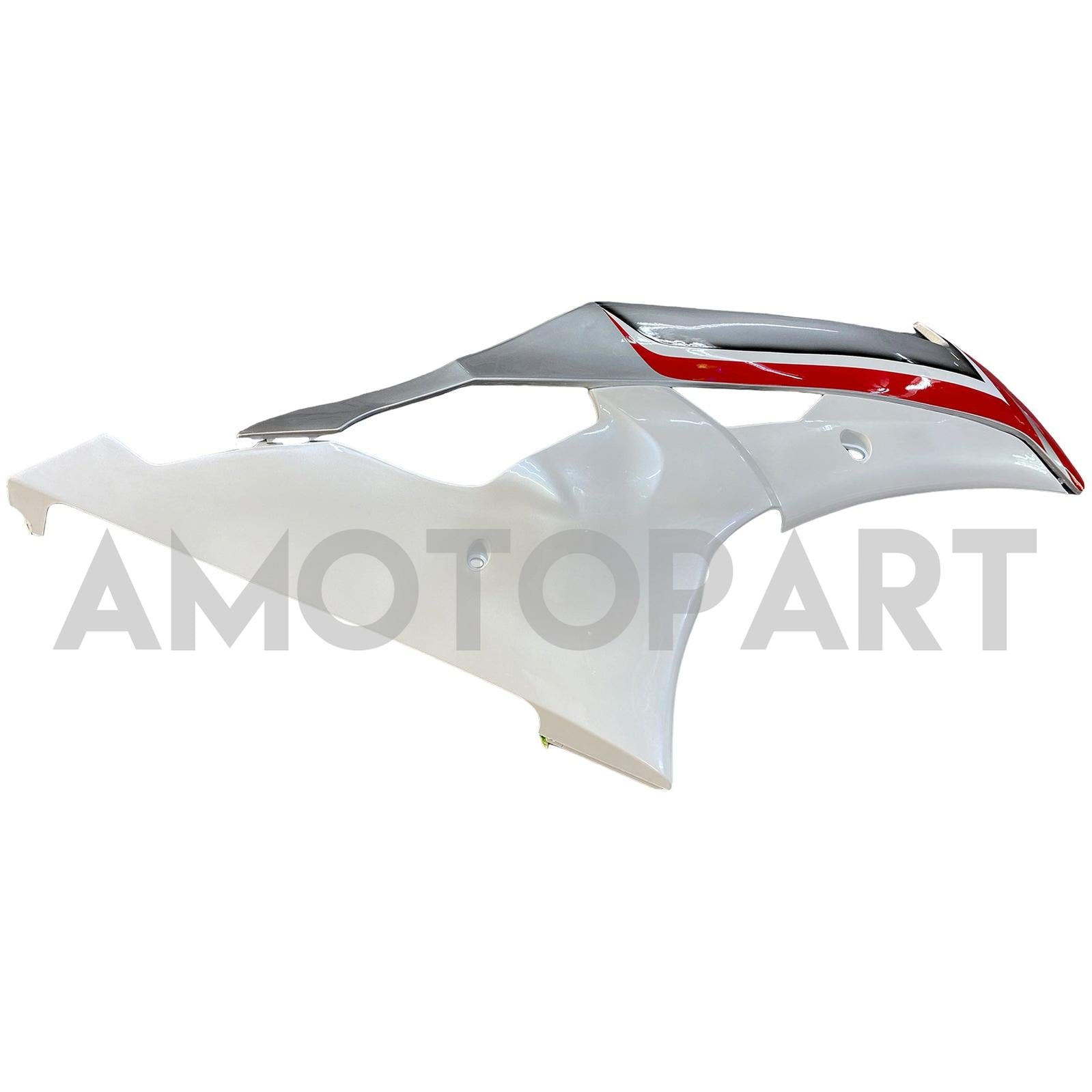 Amotopart 2008-2016 Yamaha YZF 600 R6 Silver&White Fairing Kit