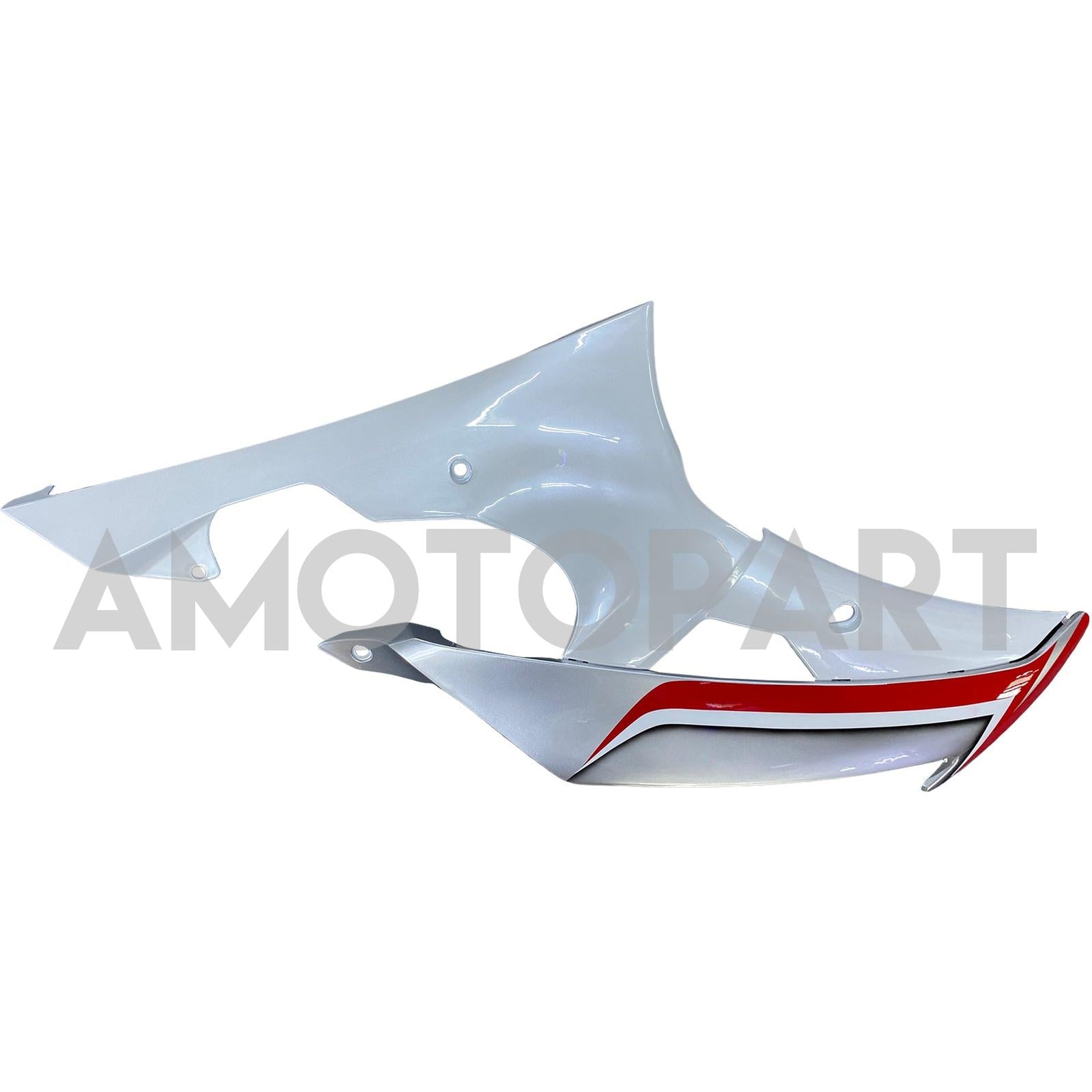 Amotopart 2008-2016 Yamaha YZF 600 R6 Silver&White Fairing Kit