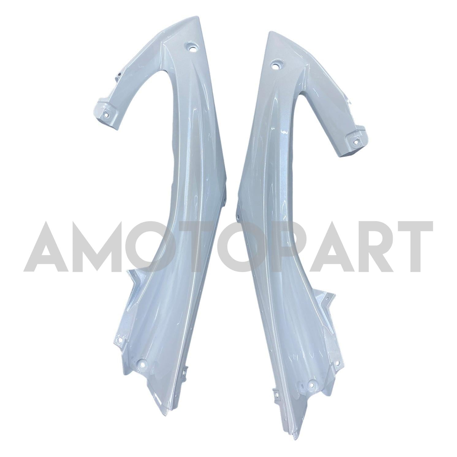 Amotopart 2008-2016 Yamaha YZF 600 R6 Silver&White Fairing Kit