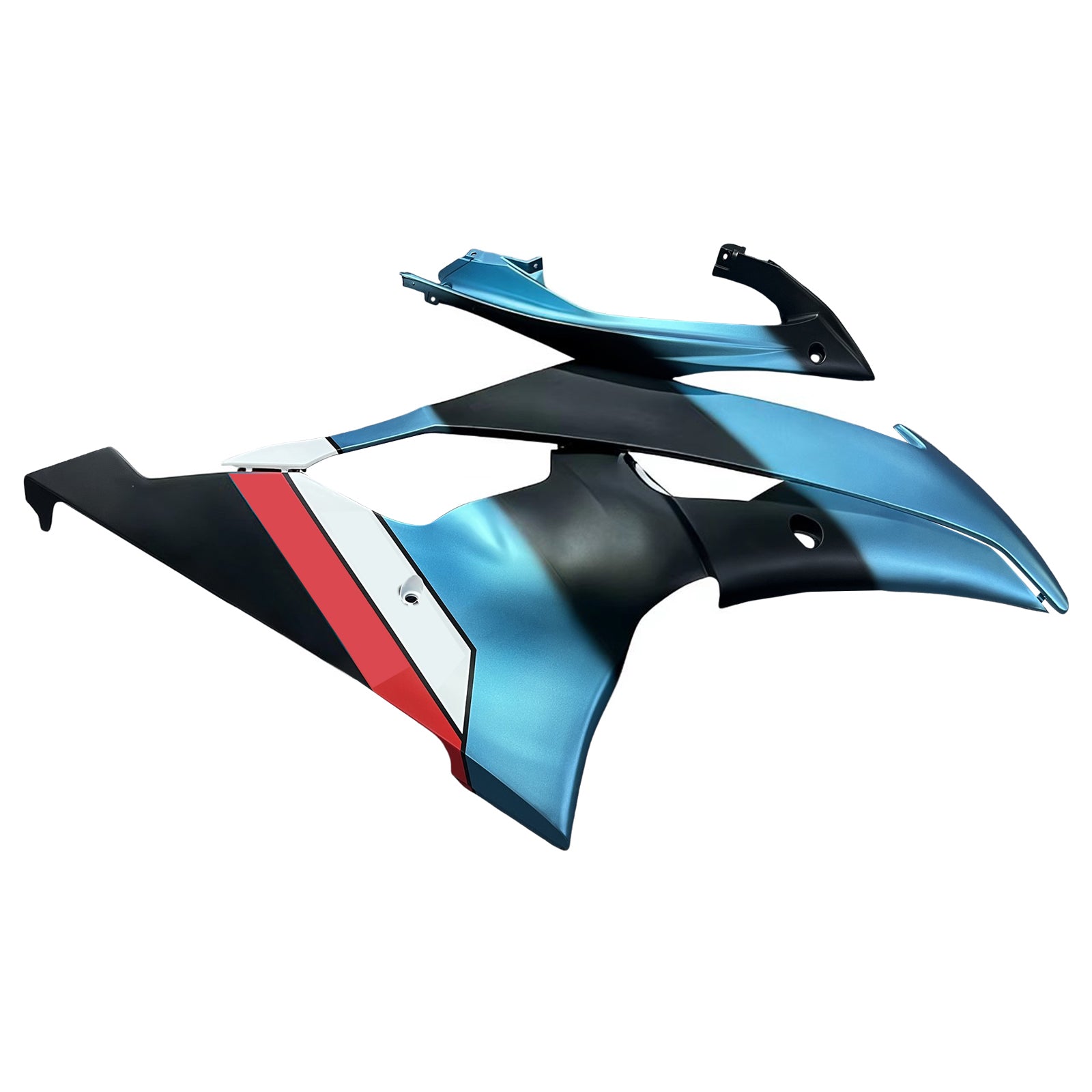 Amotopart 2008-2016 ヤマハ YZF 600 R6 ブルー&ブラック パトロナス フェアリングキット