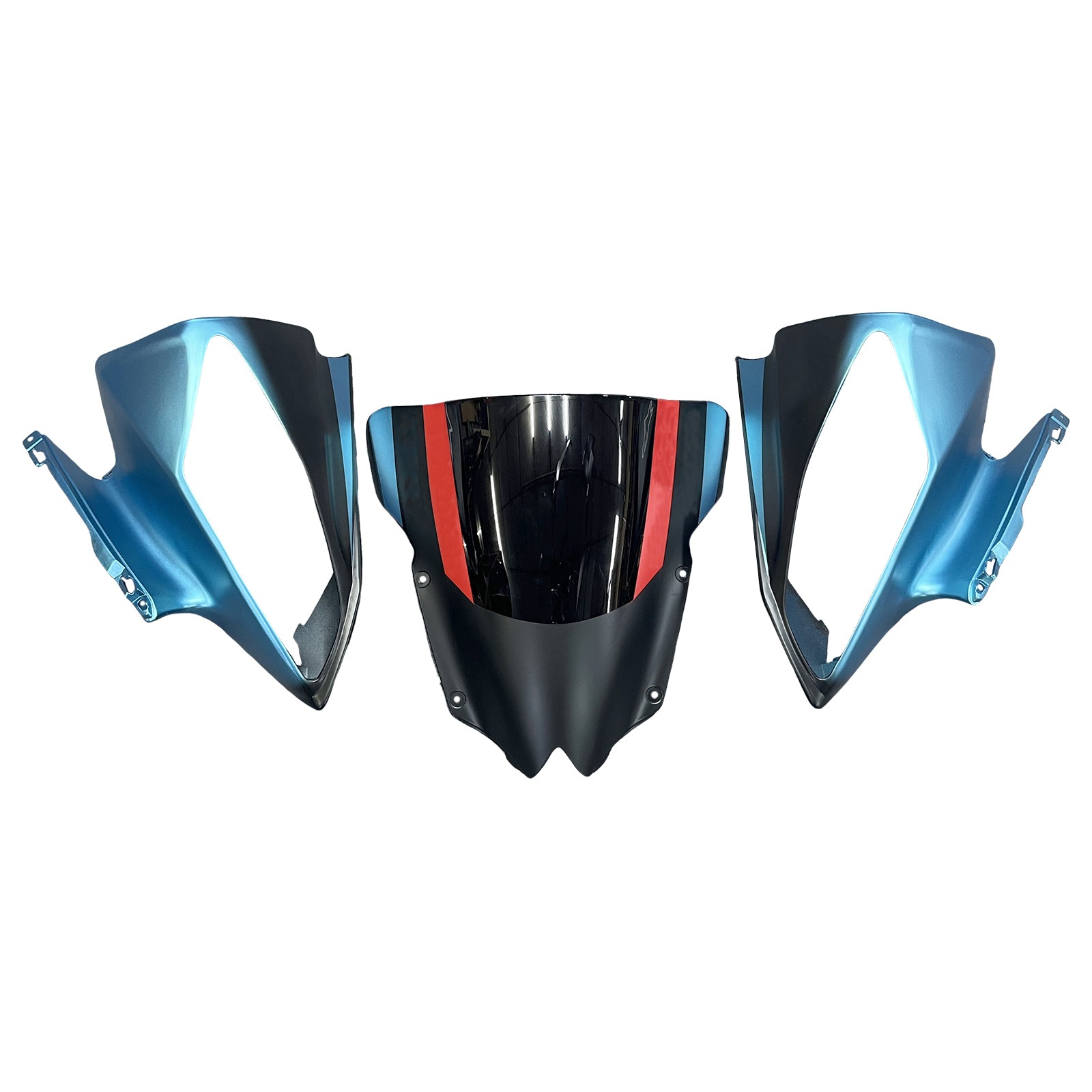 Amotopart 2008-2016 ヤマハ YZF 600 R6 ブルー&ブラック パトロナス フェアリングキット