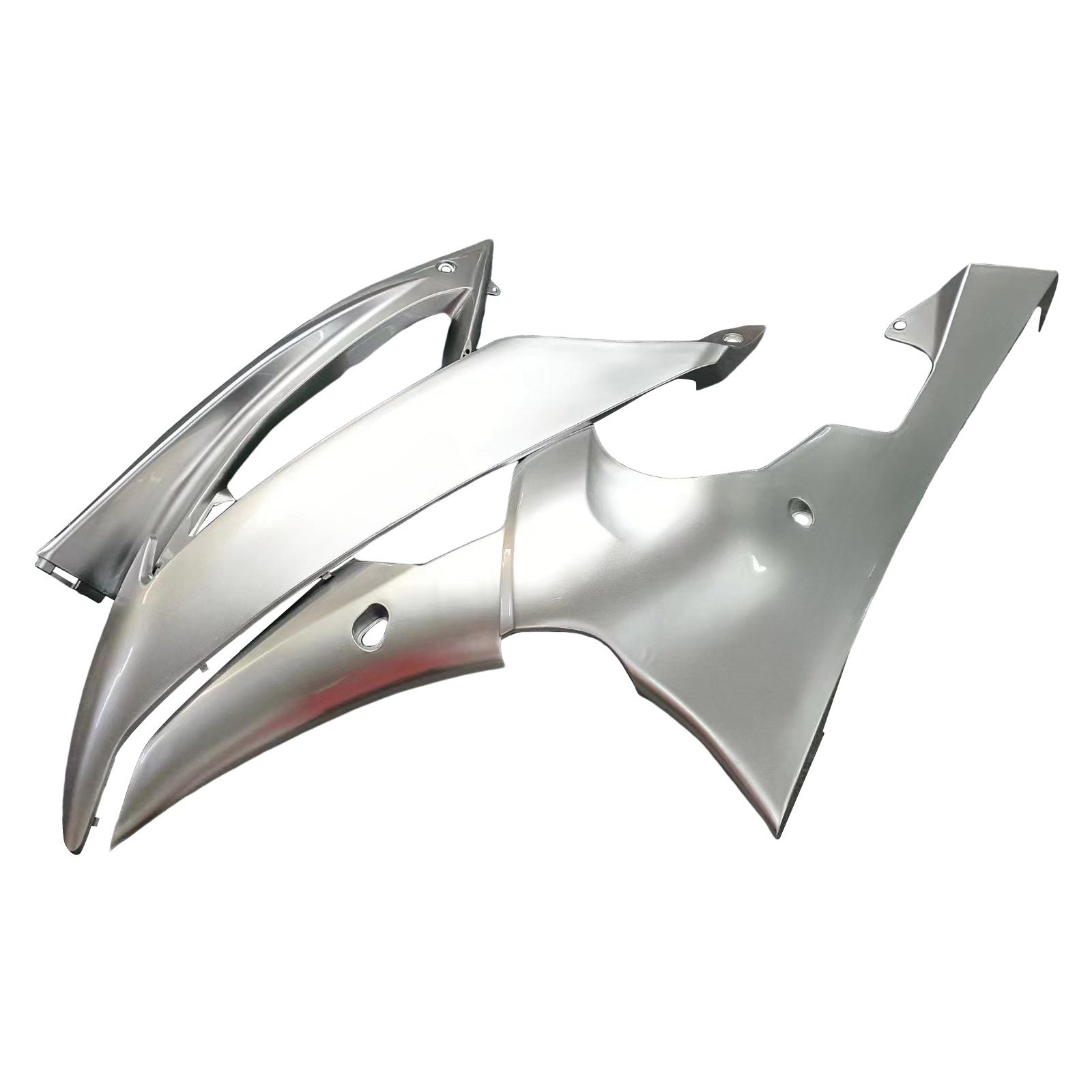 Amotopart 2008–2016 Yamaha YZF 600 R6 Silber Verkleidungsset