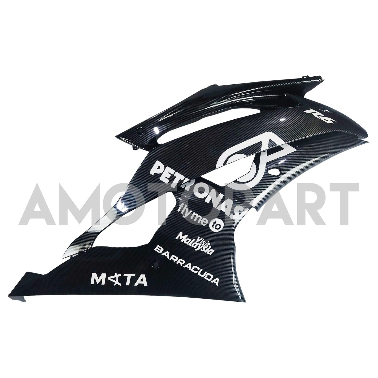 Amotopart 2008-2016 Yamaha YZF 600 R6 Carbin Fiber Petronas Fairing Kit