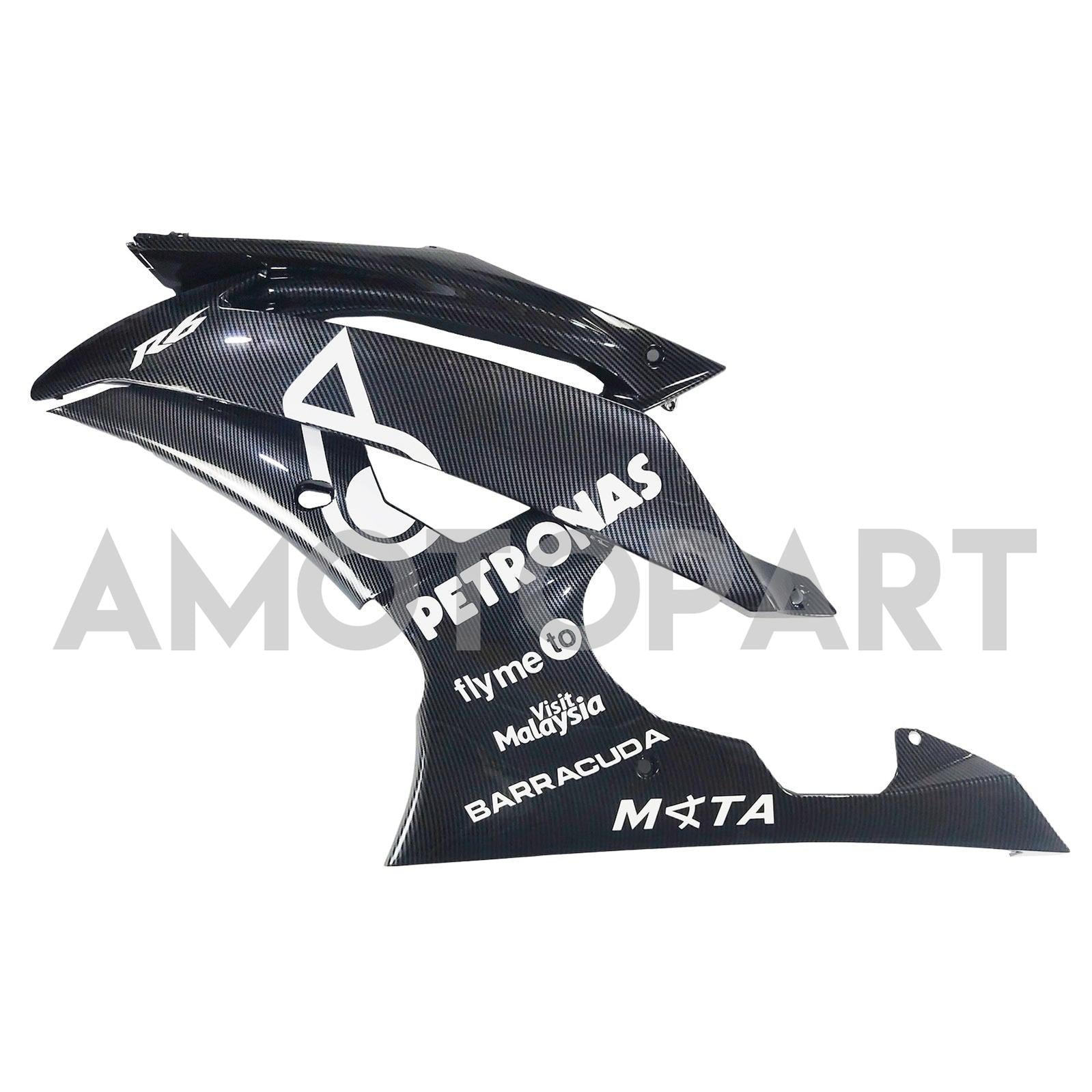 Amotopart 2008-2016 Yamaha YZF 600 R6 Carbin Fiber Petronas Fairing Kit