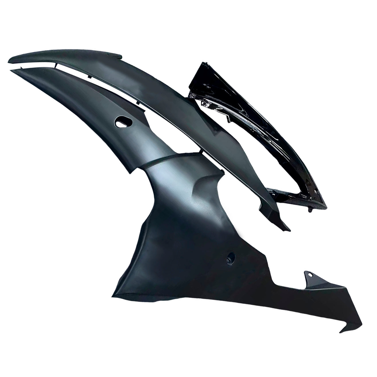 Amotopart 2008-2016 Yamaha YZF 600 R6 Black Style3 Fairing Kit