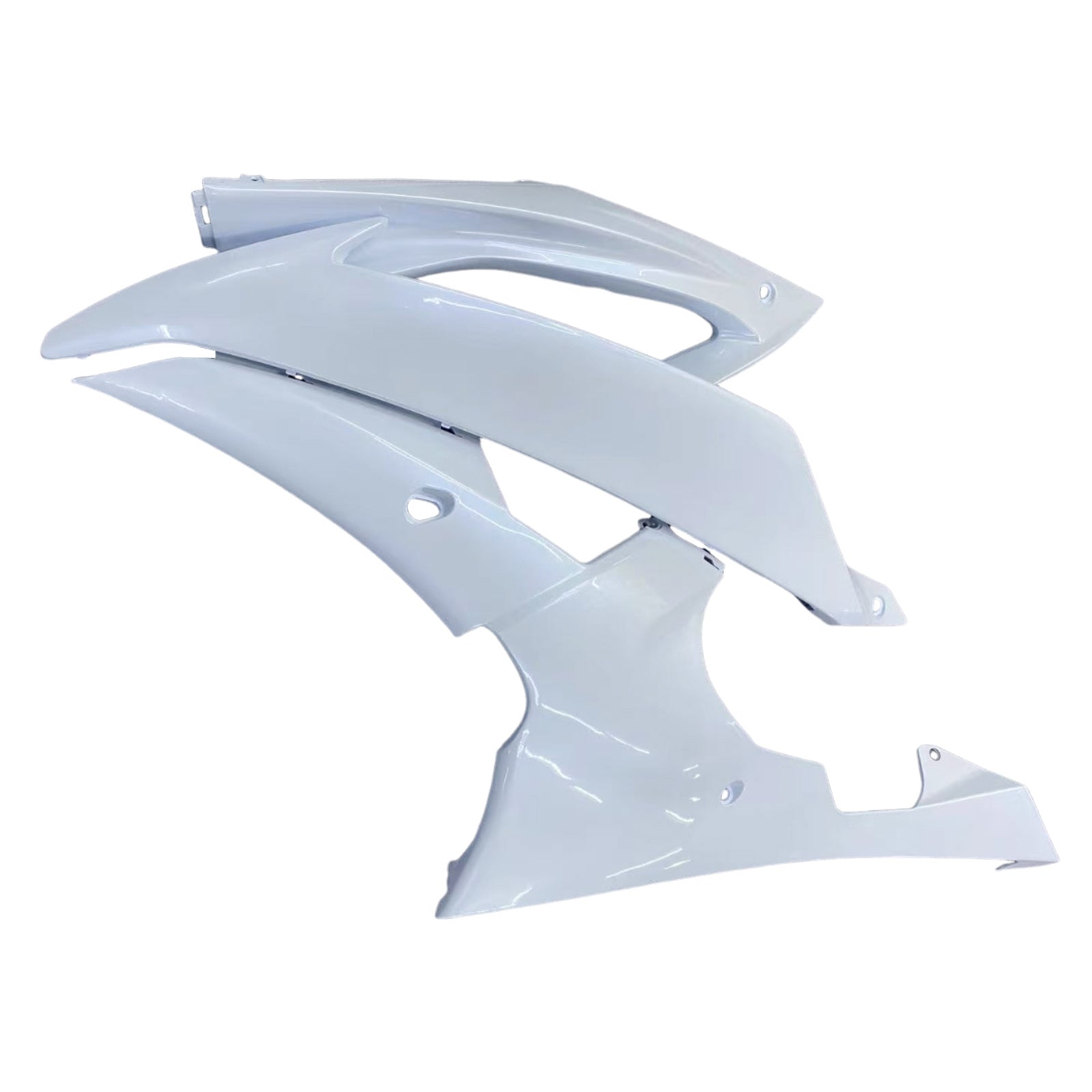 Amotopart 2008-2016 Yamaha YZF 600 R6 Pearl White Fairing Kit