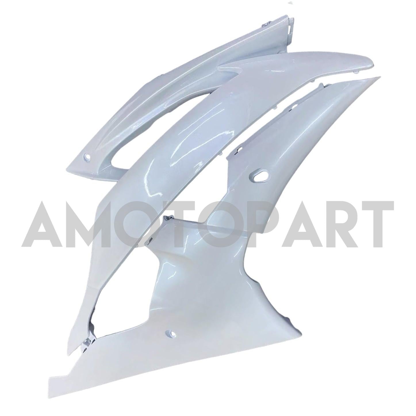 Amotopart 2008-2016 Yamaha YZF 600 R6 Pearl White Fairing Kit