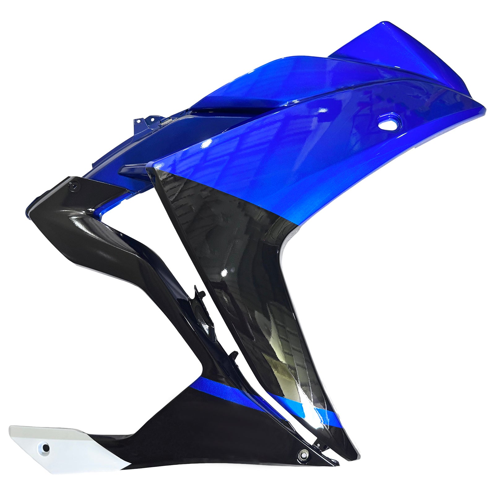 Kit de carenagem AMOTOPT YAMAHA 2014-2018 YZF R3 e 2015-2017 YZF R25 Kit de carenagem preta azul