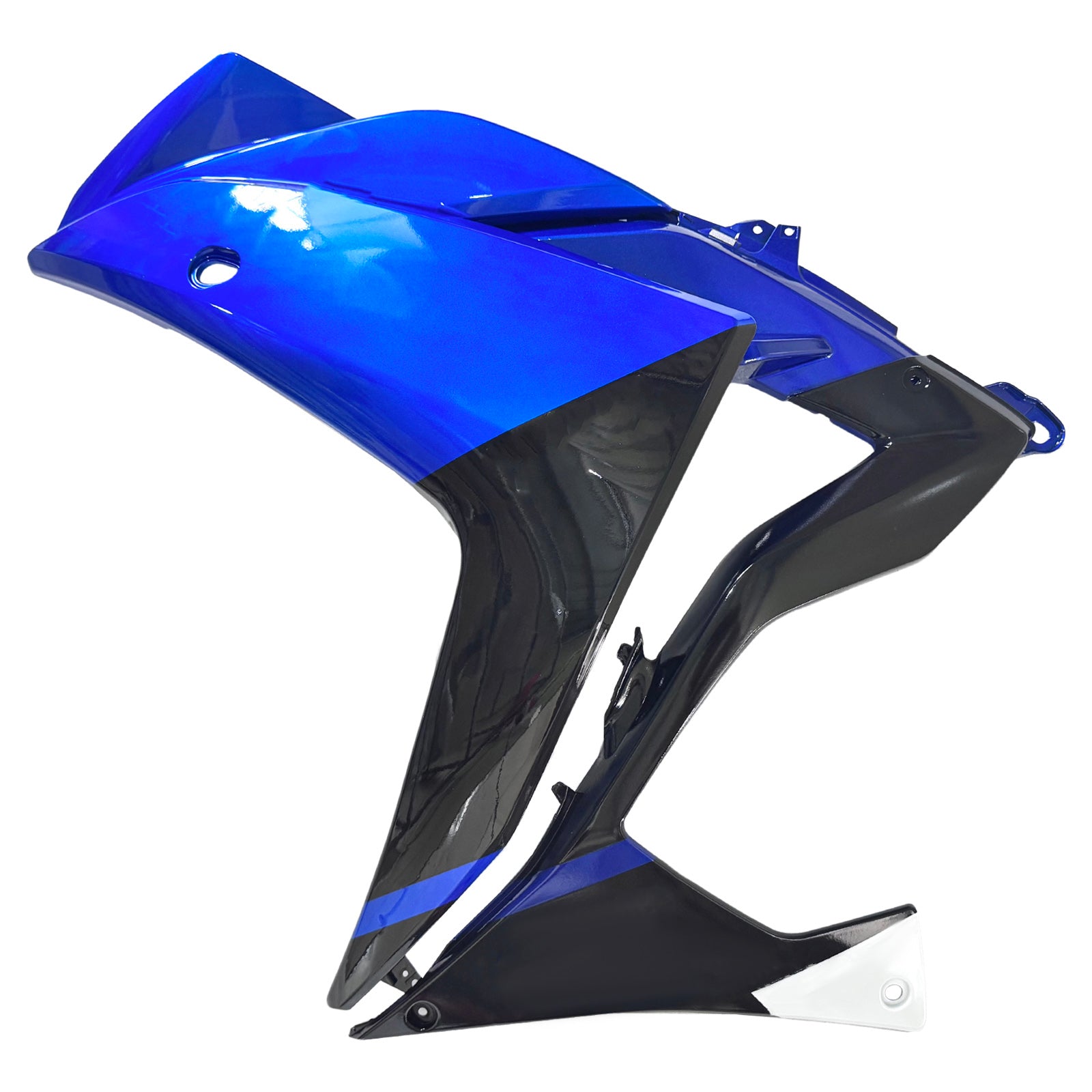 Kit de carenagem AMOTOPT YAMAHA 2014-2018 YZF R3 e 2015-2017 YZF R25 Kit de carenagem preta azul