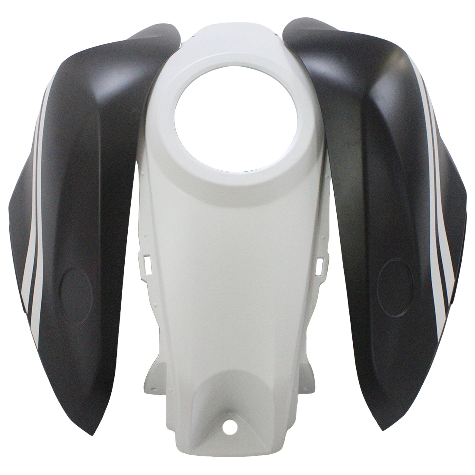 Amotopart Yamaha 2014-2018 YZF-R3 2015-2017 R25 Black White Fairing Kit