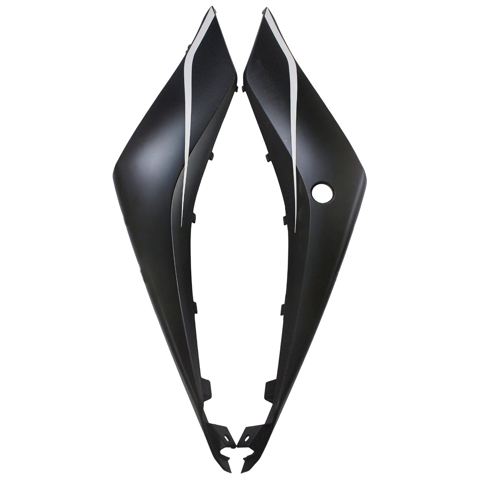 Amotopart Yamaha 2014-2018 YZF-R3 2015-2017 R25 Black White Fairing Kit